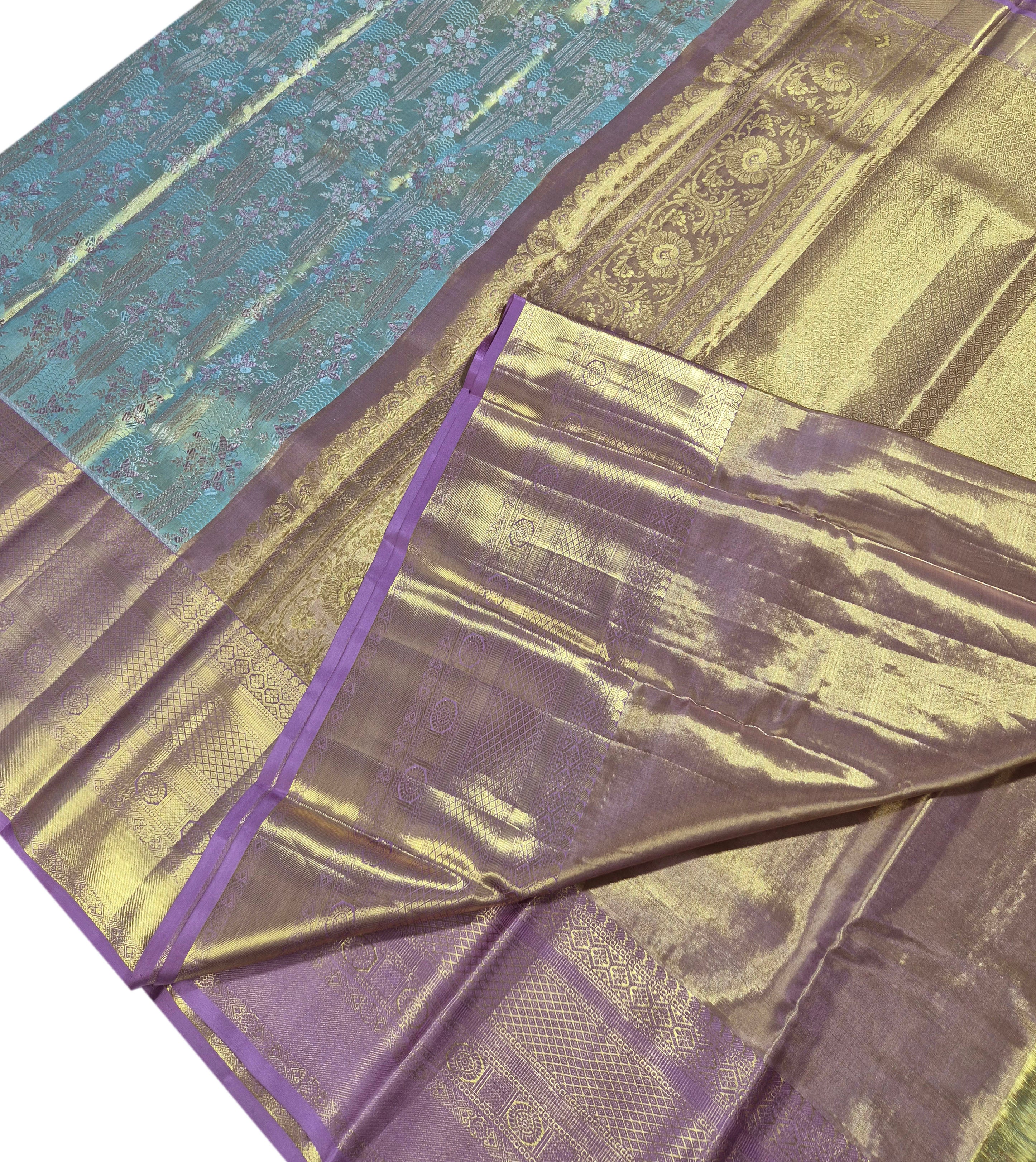 Tissue Kanchipuram Pure Silk Saree