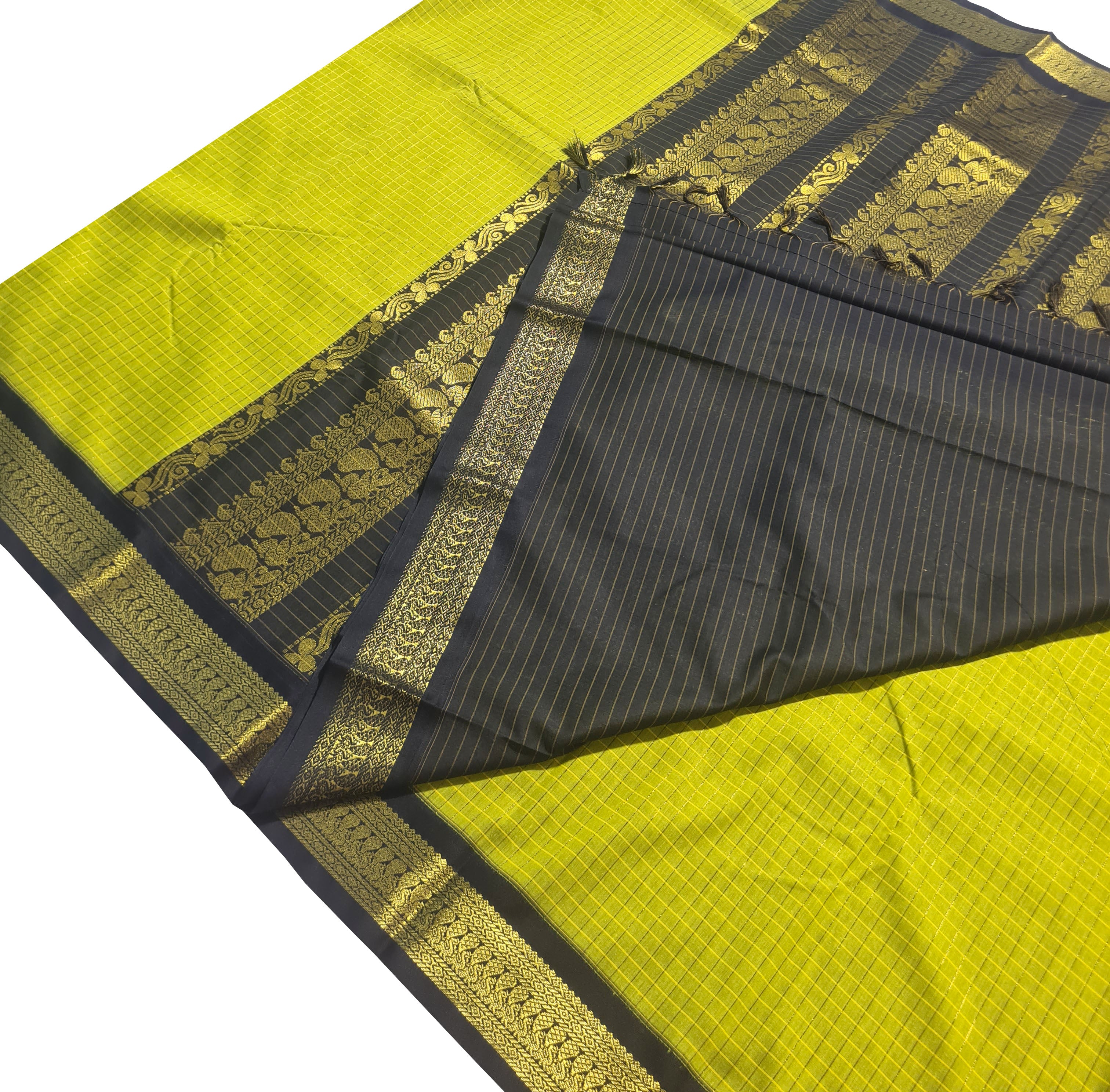Kanchipuram Agarlic Cotton Sarees