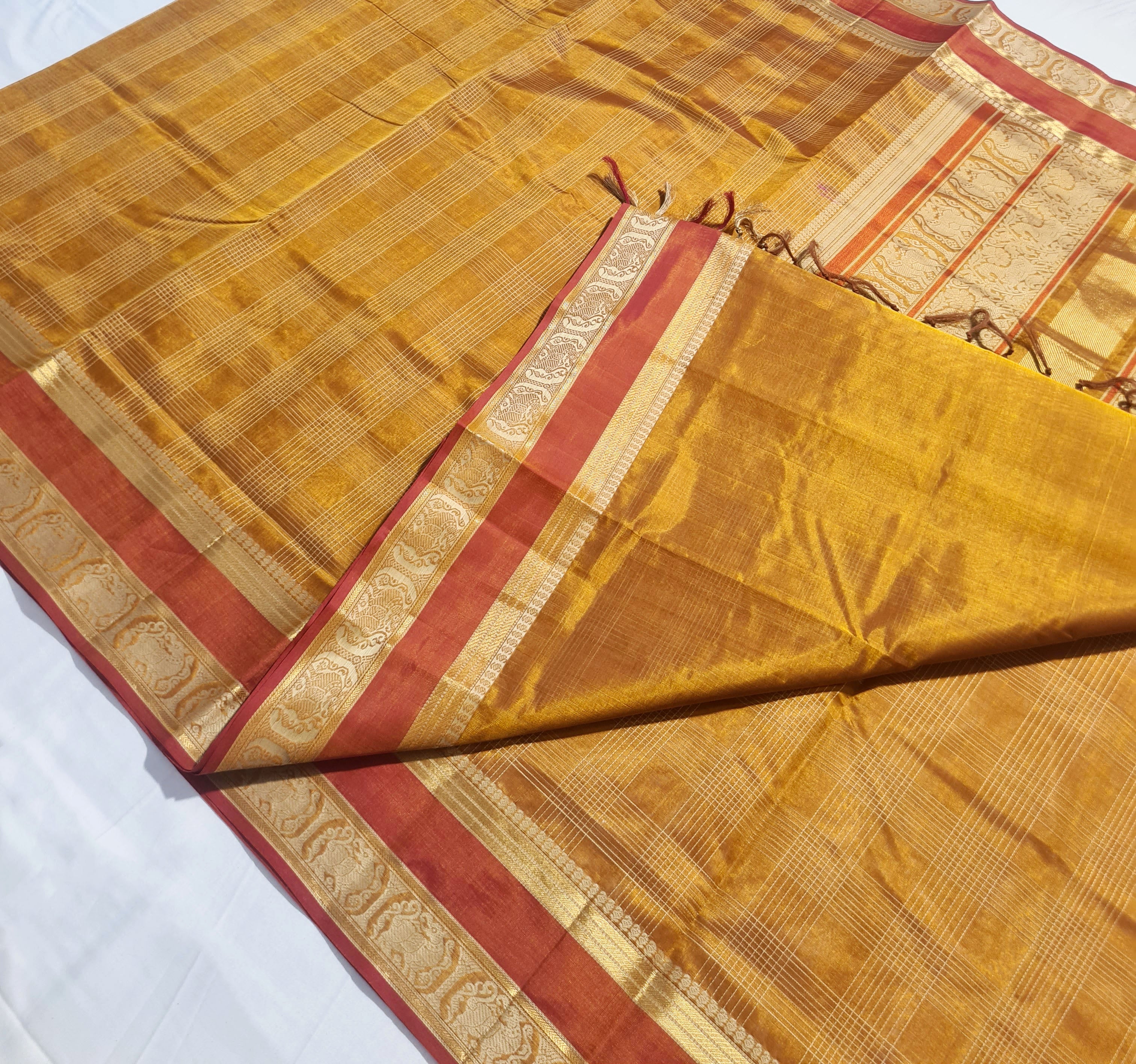 Kanchipuram Pure Silk Cotton Saree