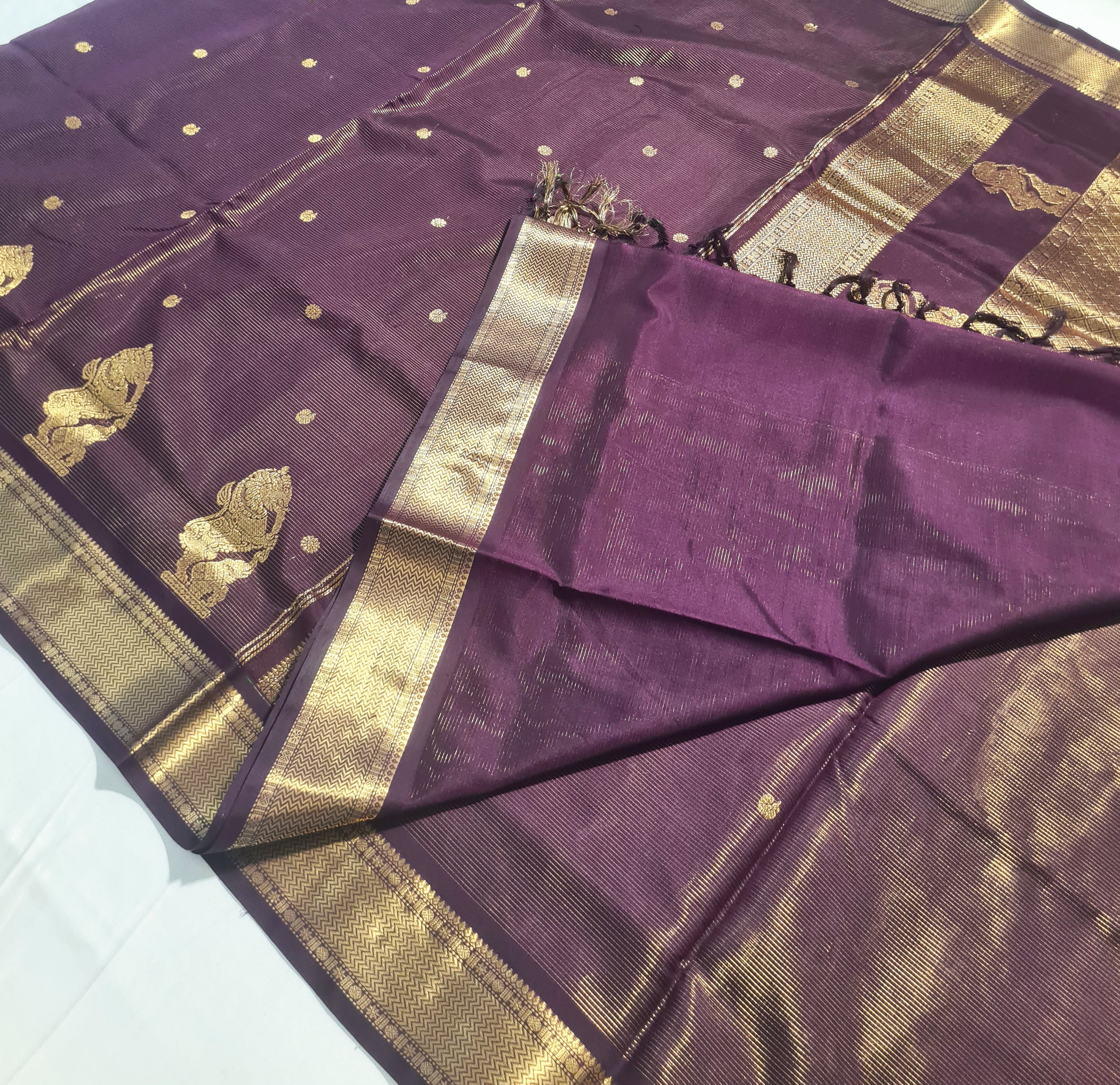 Kanchipuram Pure Silk Cotton Saree