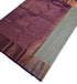 Kanchi Vegan Silk Saree With Contrast Blouse and Rich Jari Pallu