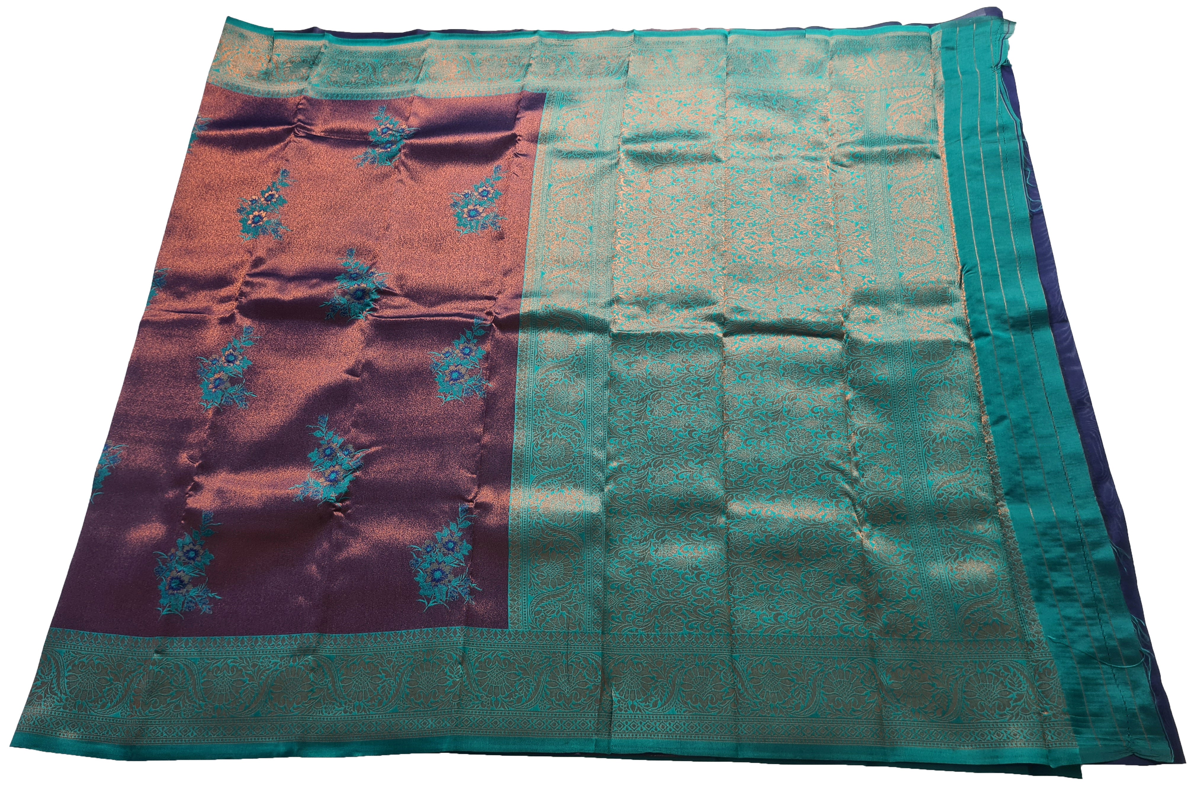Antique Zari Butta Silk Saree