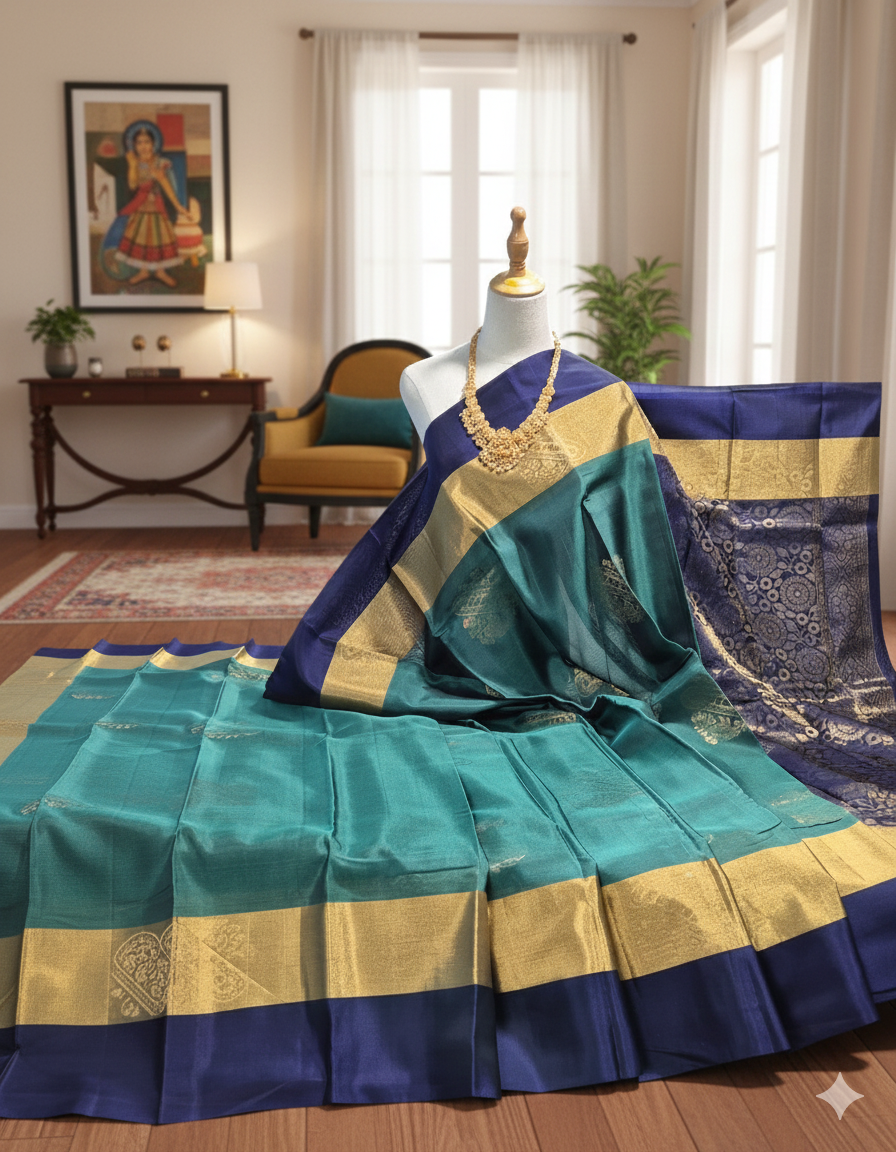 Kanchipuram Pure Soft Silk Saree