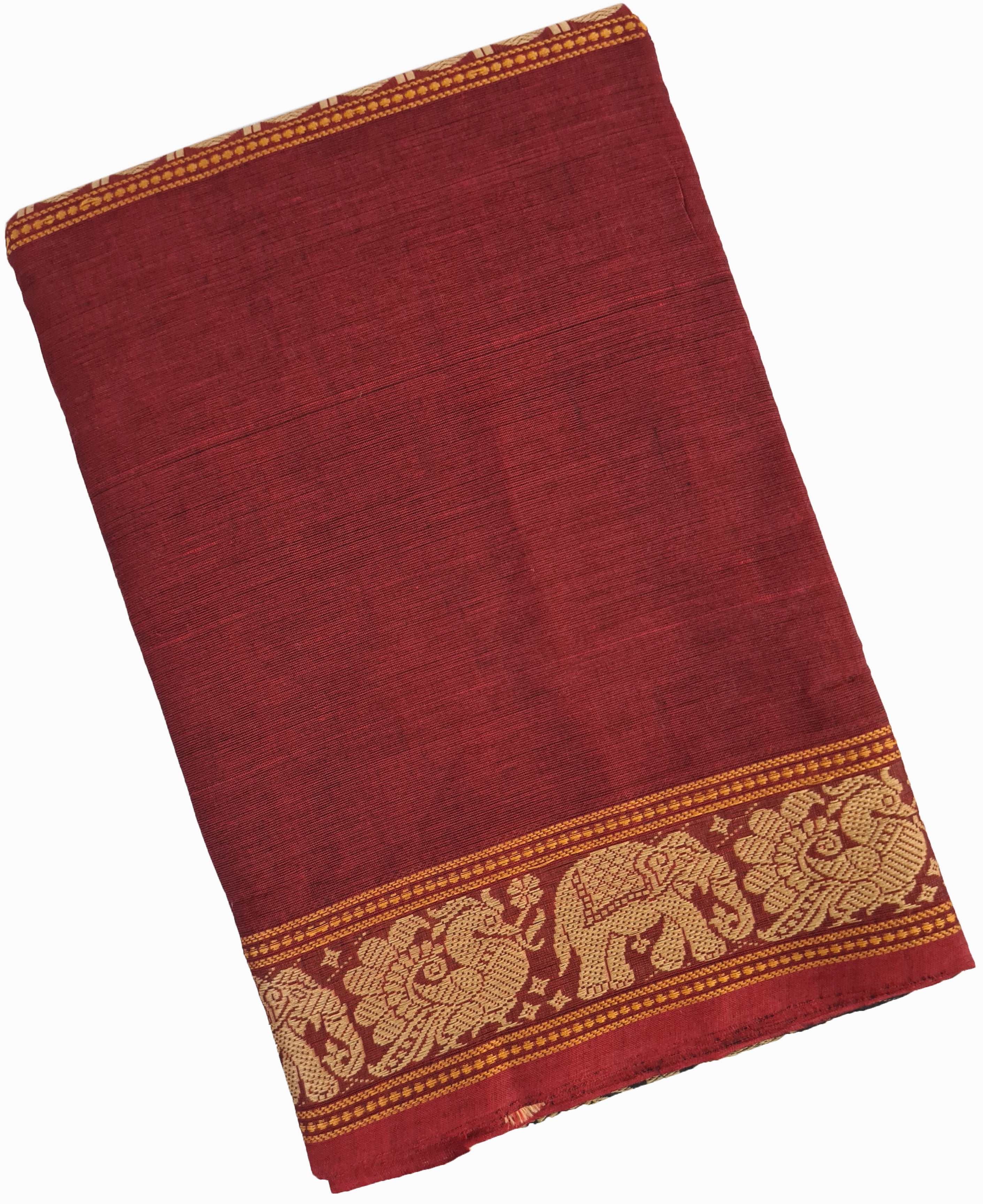 Kanchipuram Cotton Saree With Blouse