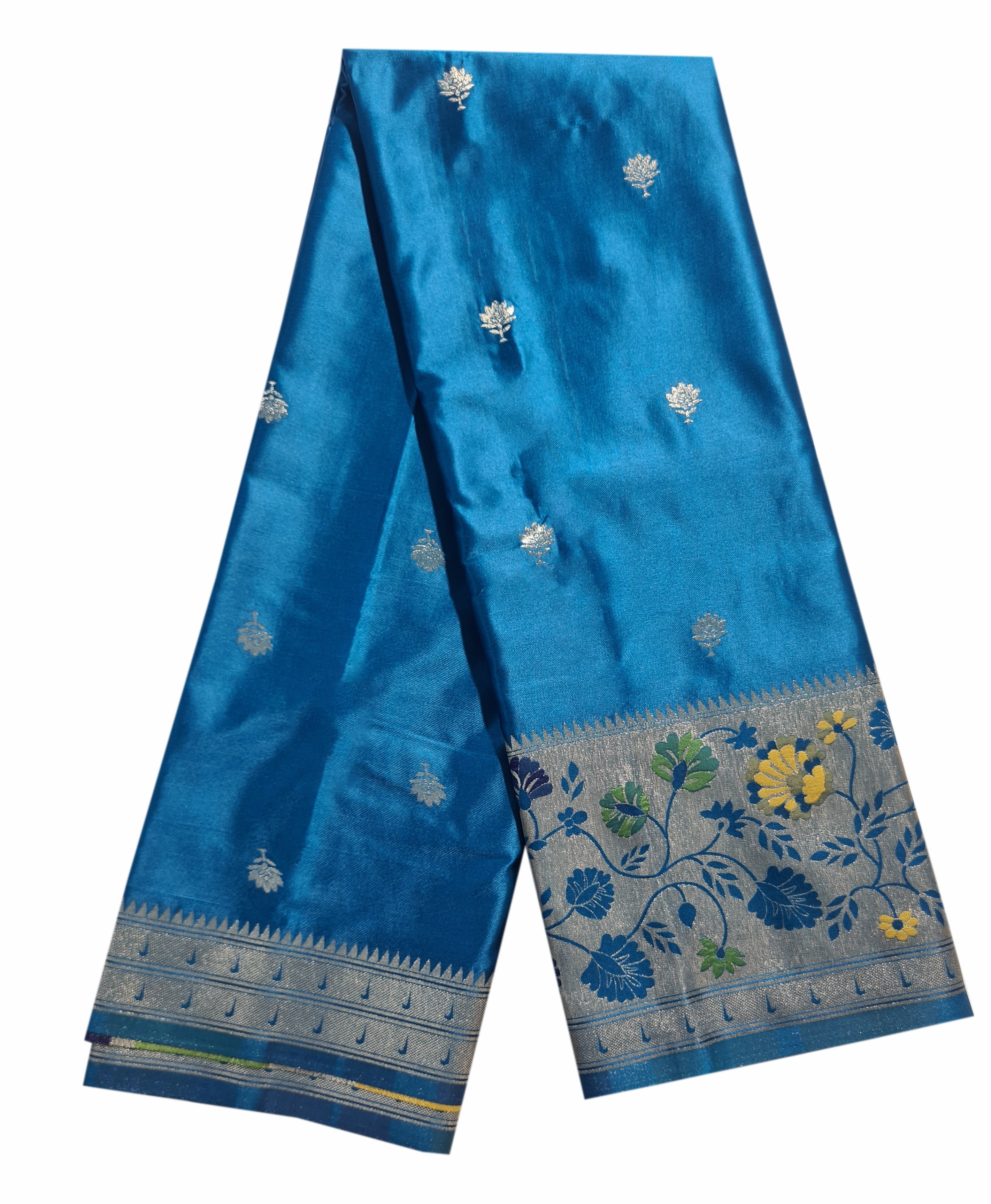 Bengaluru Crape Antic Silk Meena Sarees
