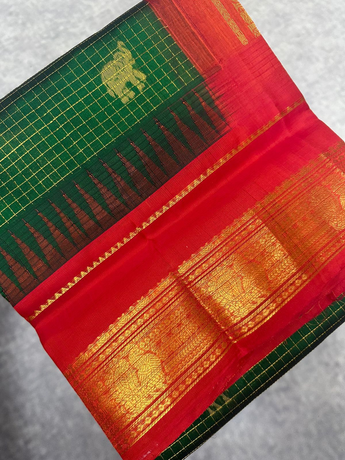 Kanchipuram Pure Silk Cotton Saree