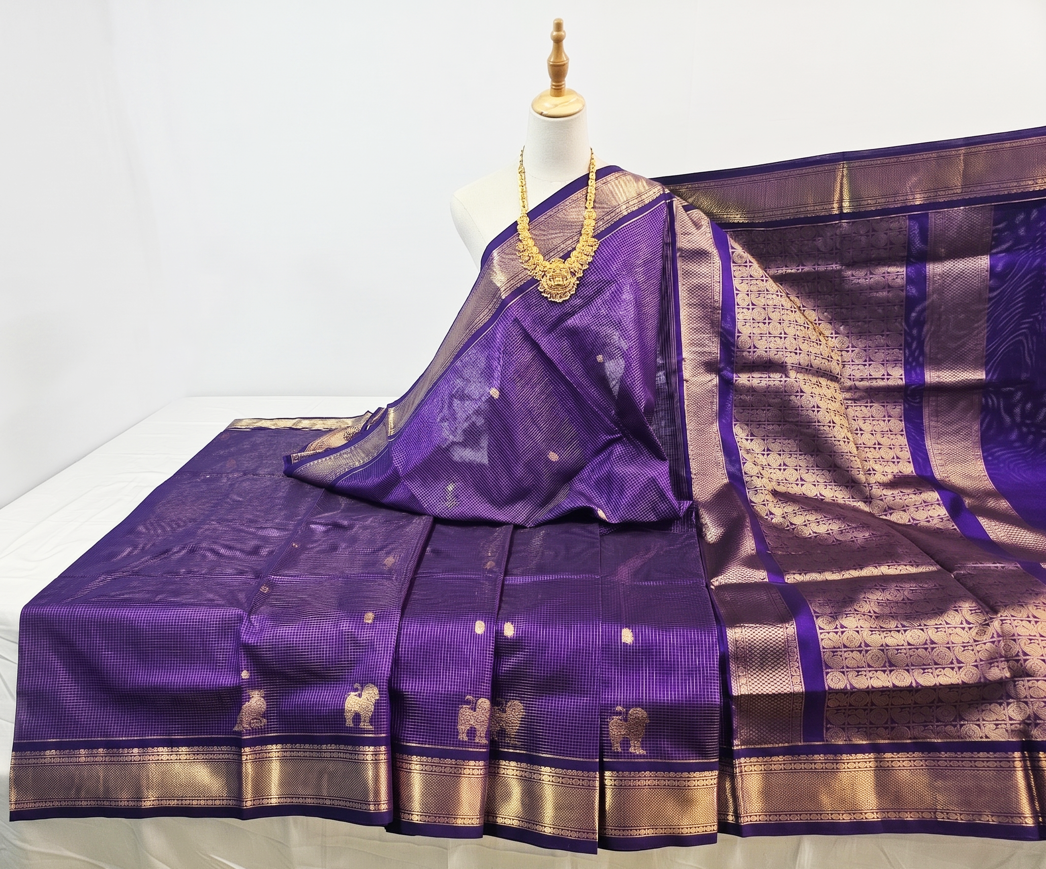 Kanchipuram Pure Silk Cotton Saree