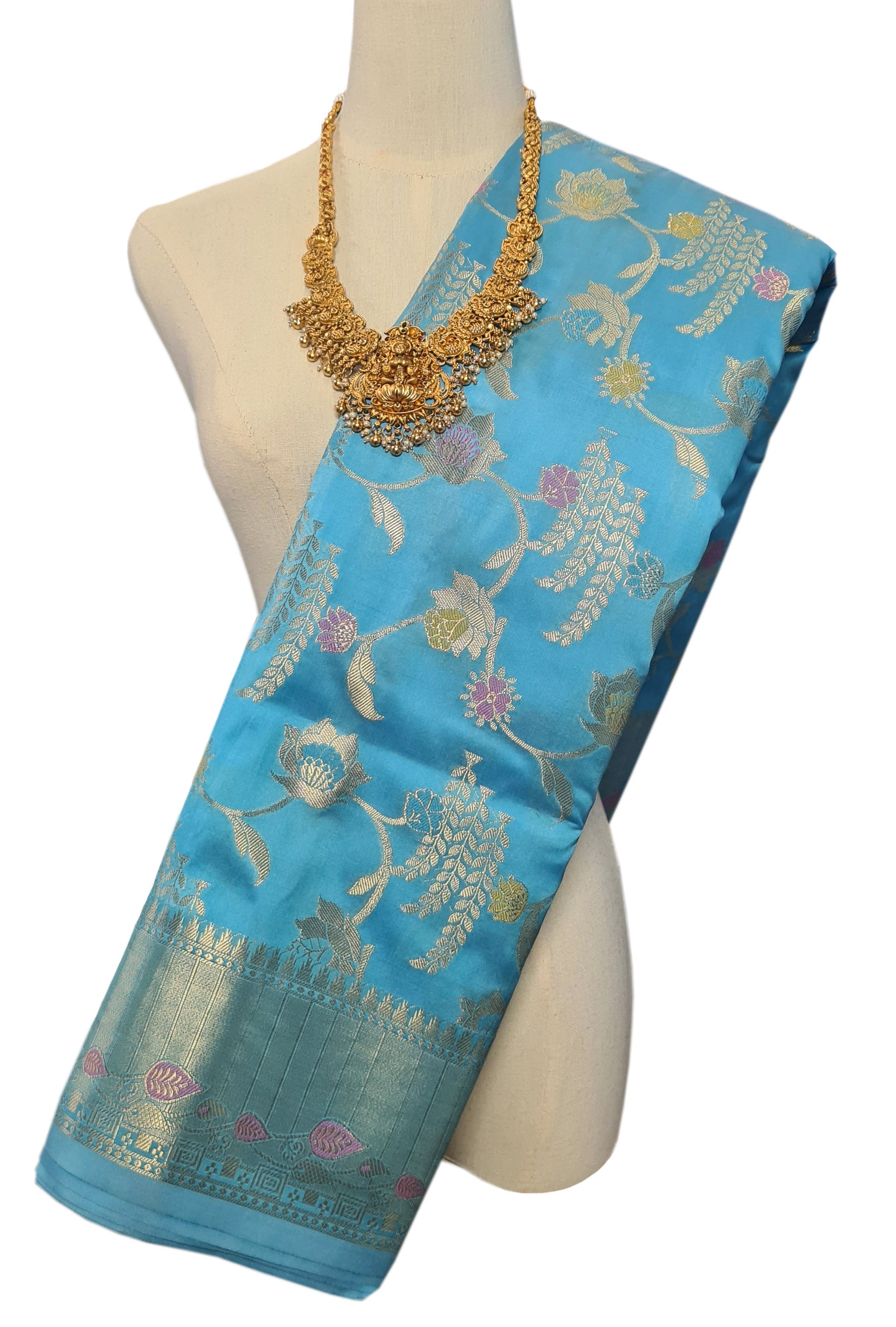 Banarasi Katan Jaal Silk Sarees