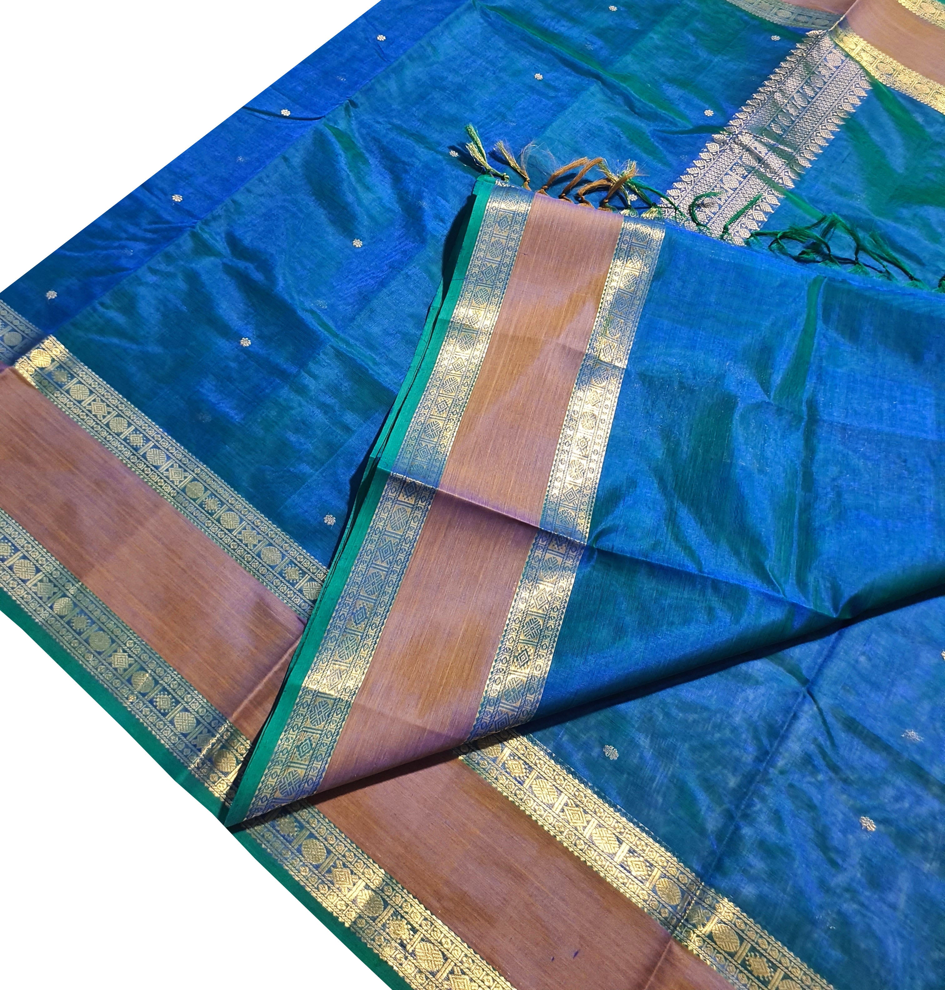 Kanchipuram Pure Silk Cotton Saree