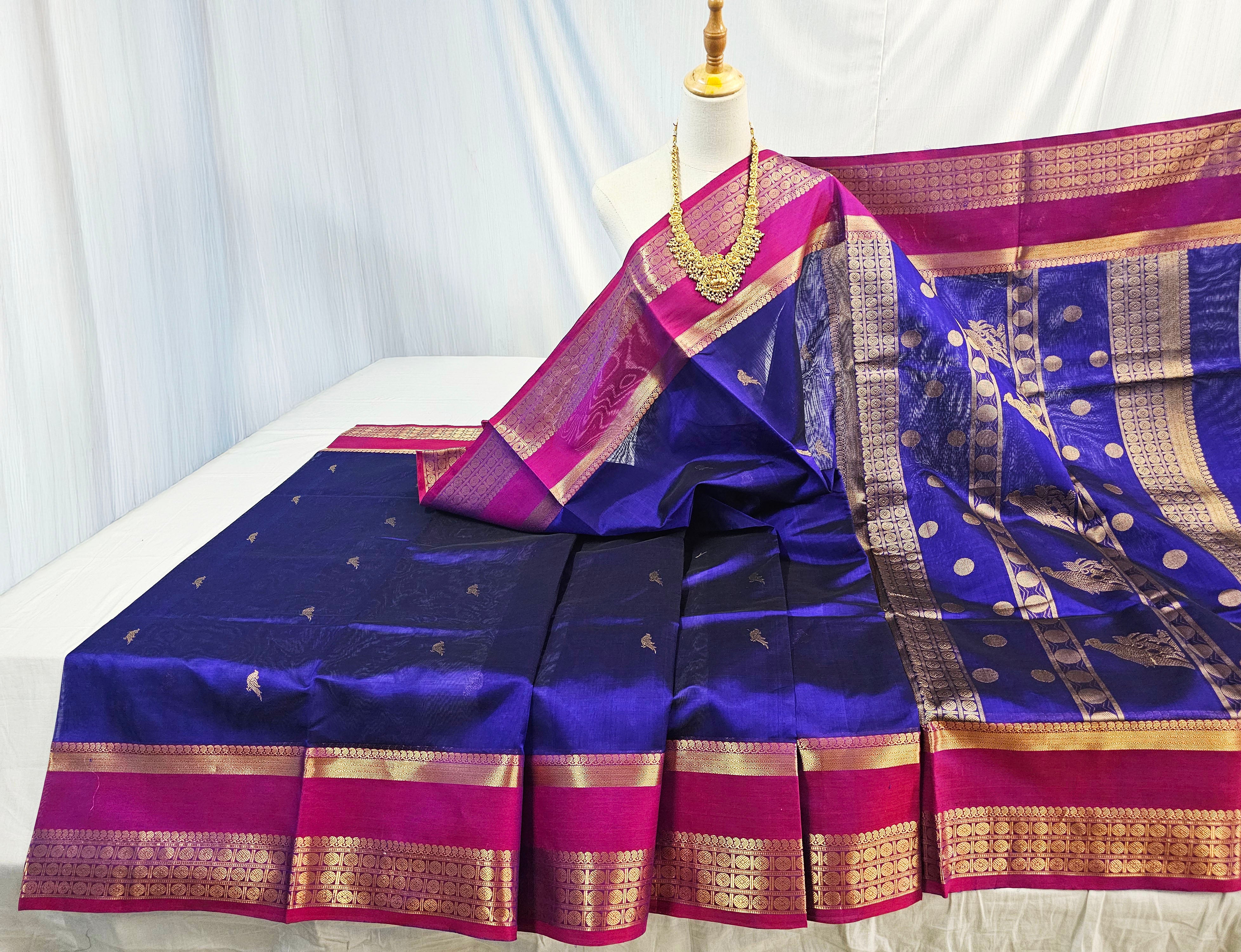 Kanchipuram Pure Silk Cotton Saree