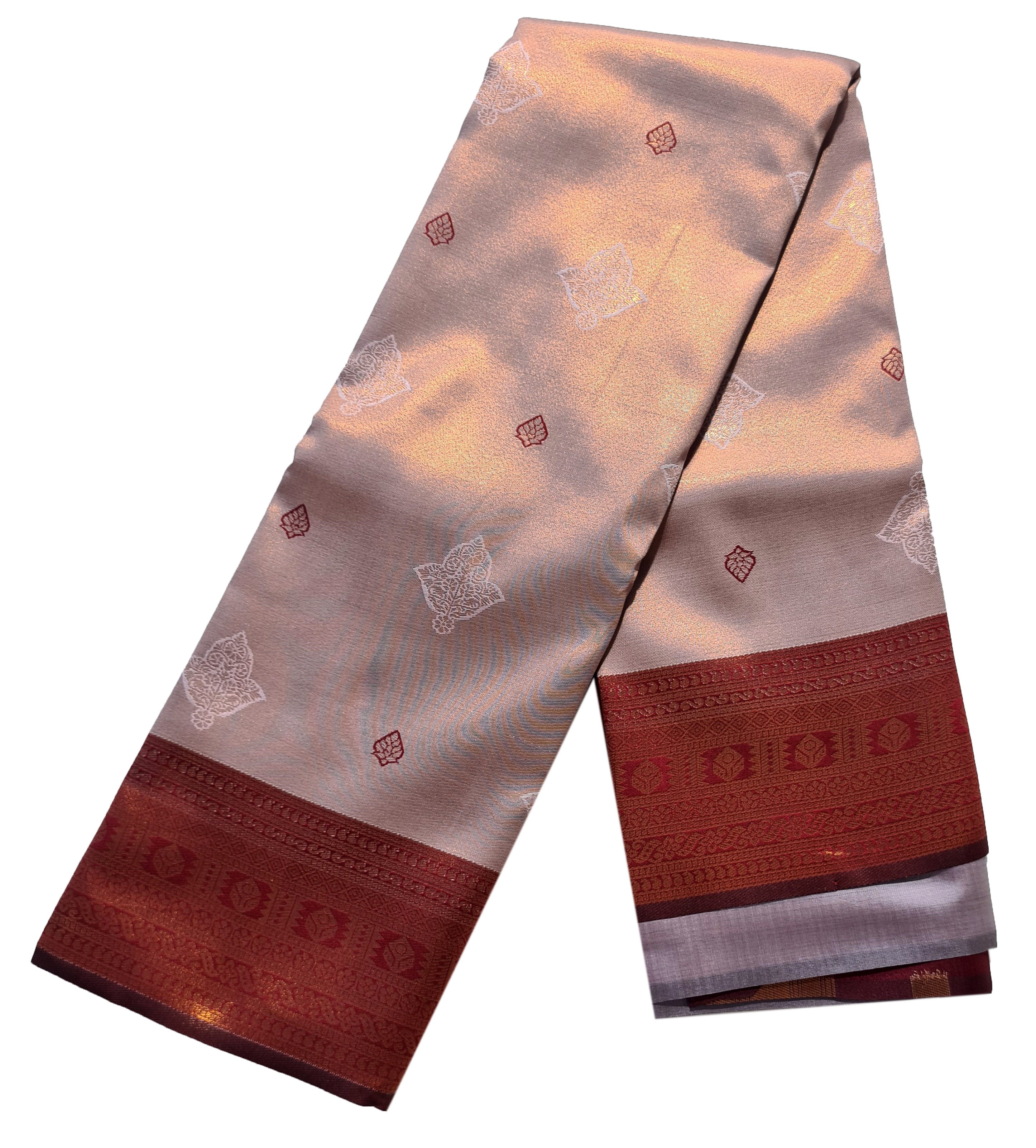 Antique Zari Butta Silk Saree
