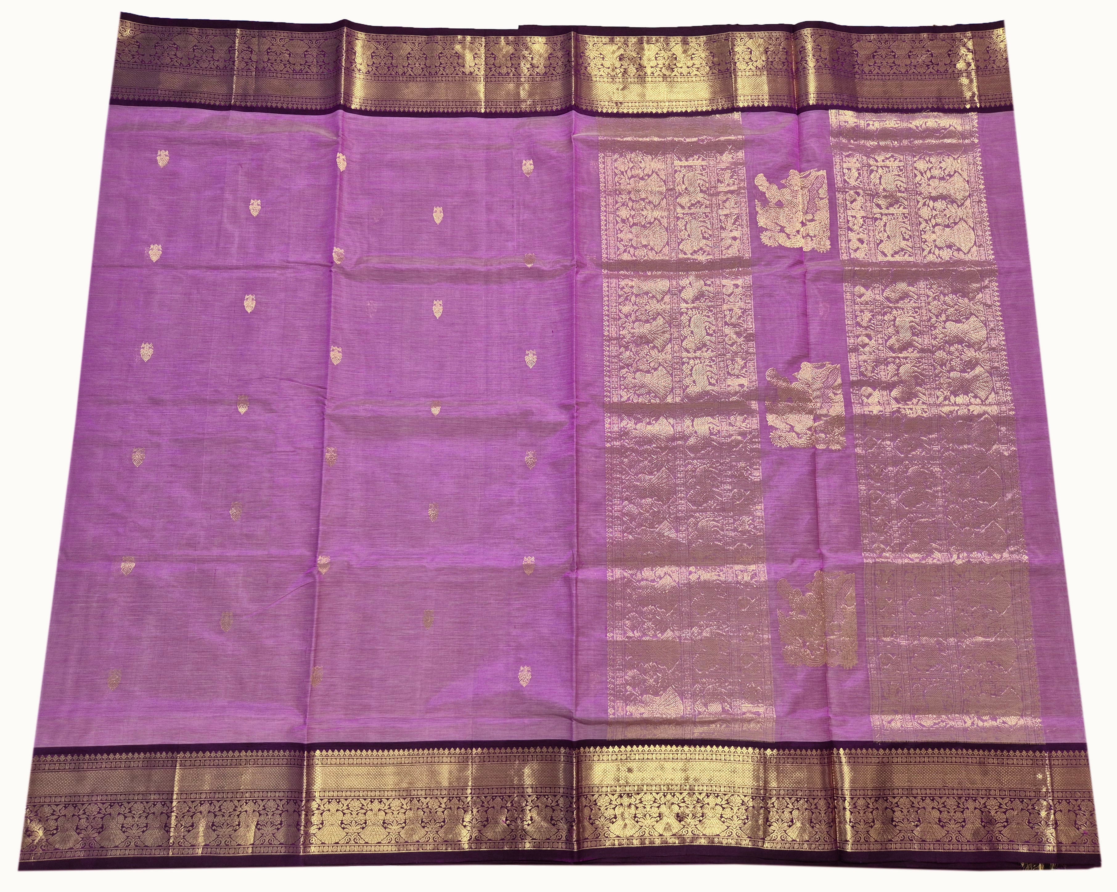 Kanchipuram Pure Silk Cotton Saree
