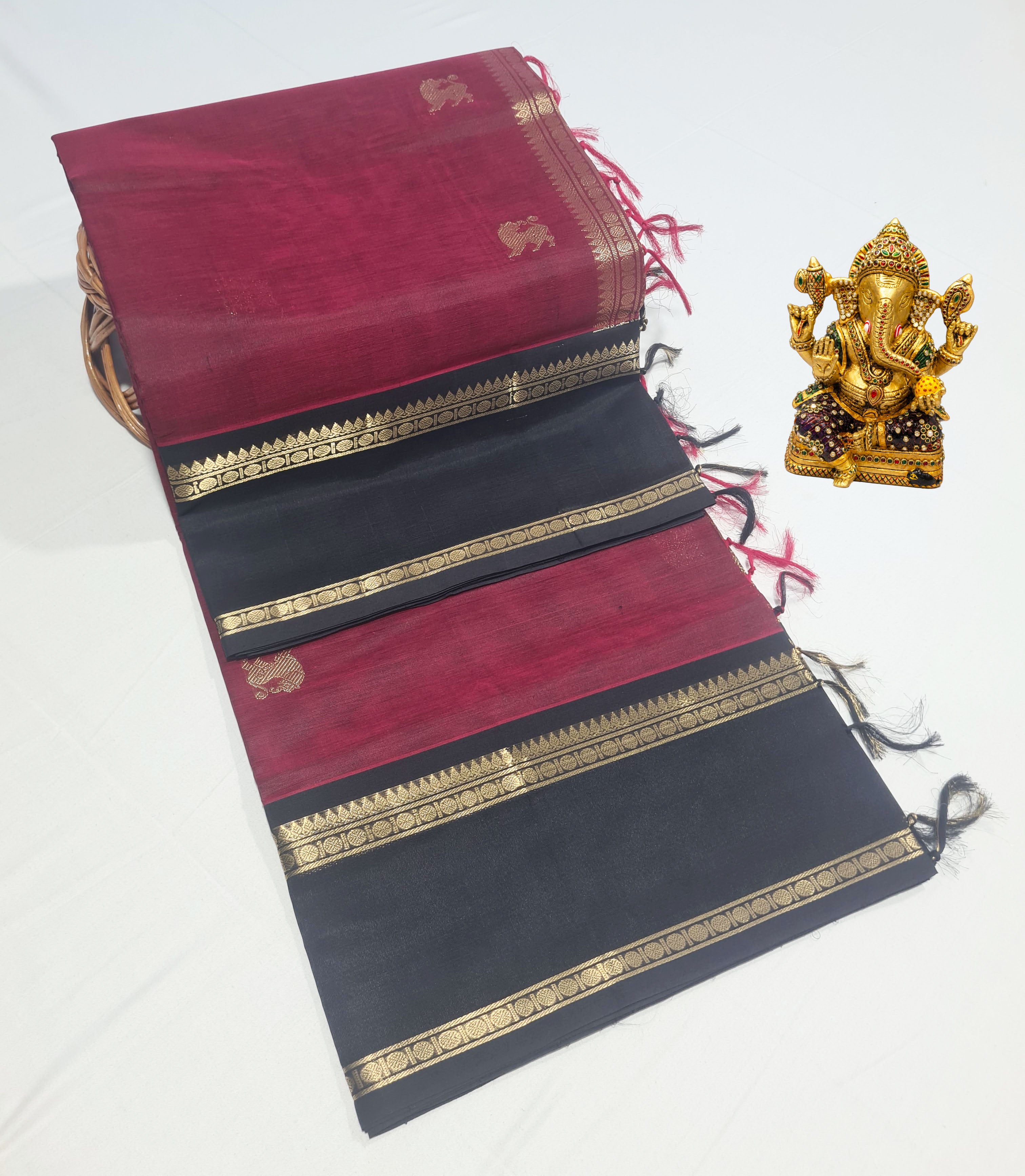 Kanchipuram Pure Silk Cotton Saree