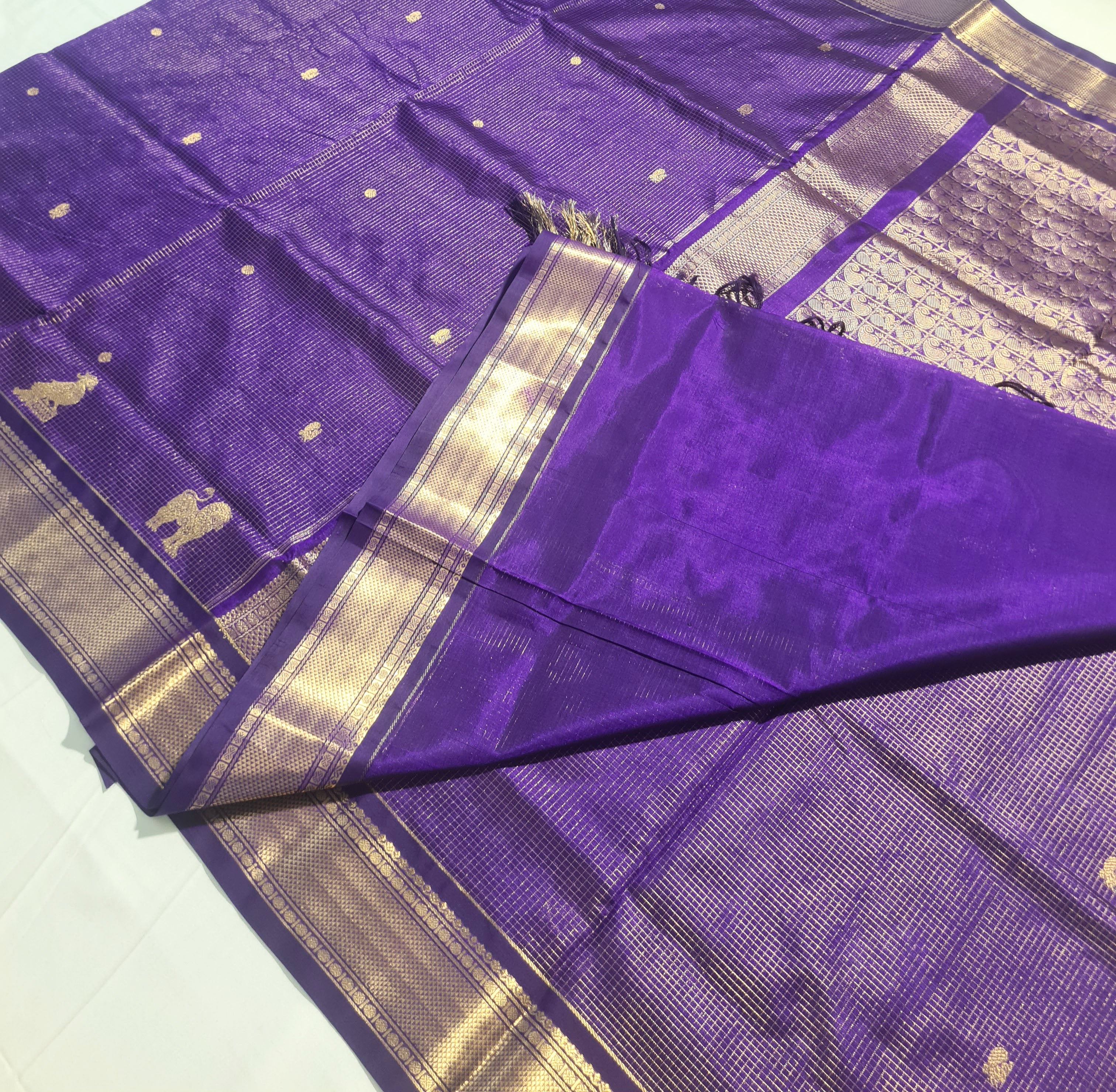 Kanchipuram Pure Silk Cotton Saree