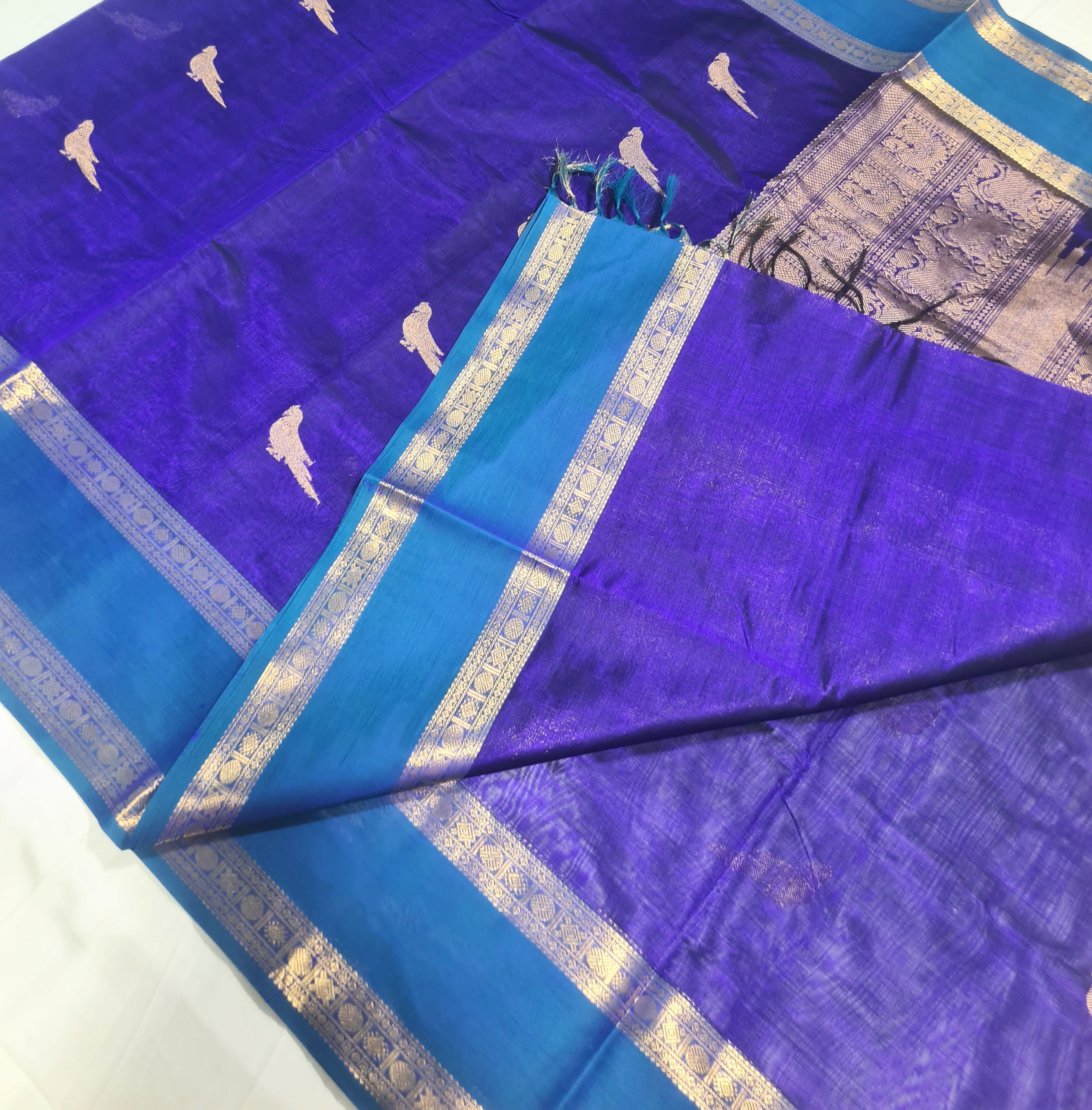 Kanchipuram Pure Silk Cotton Saree