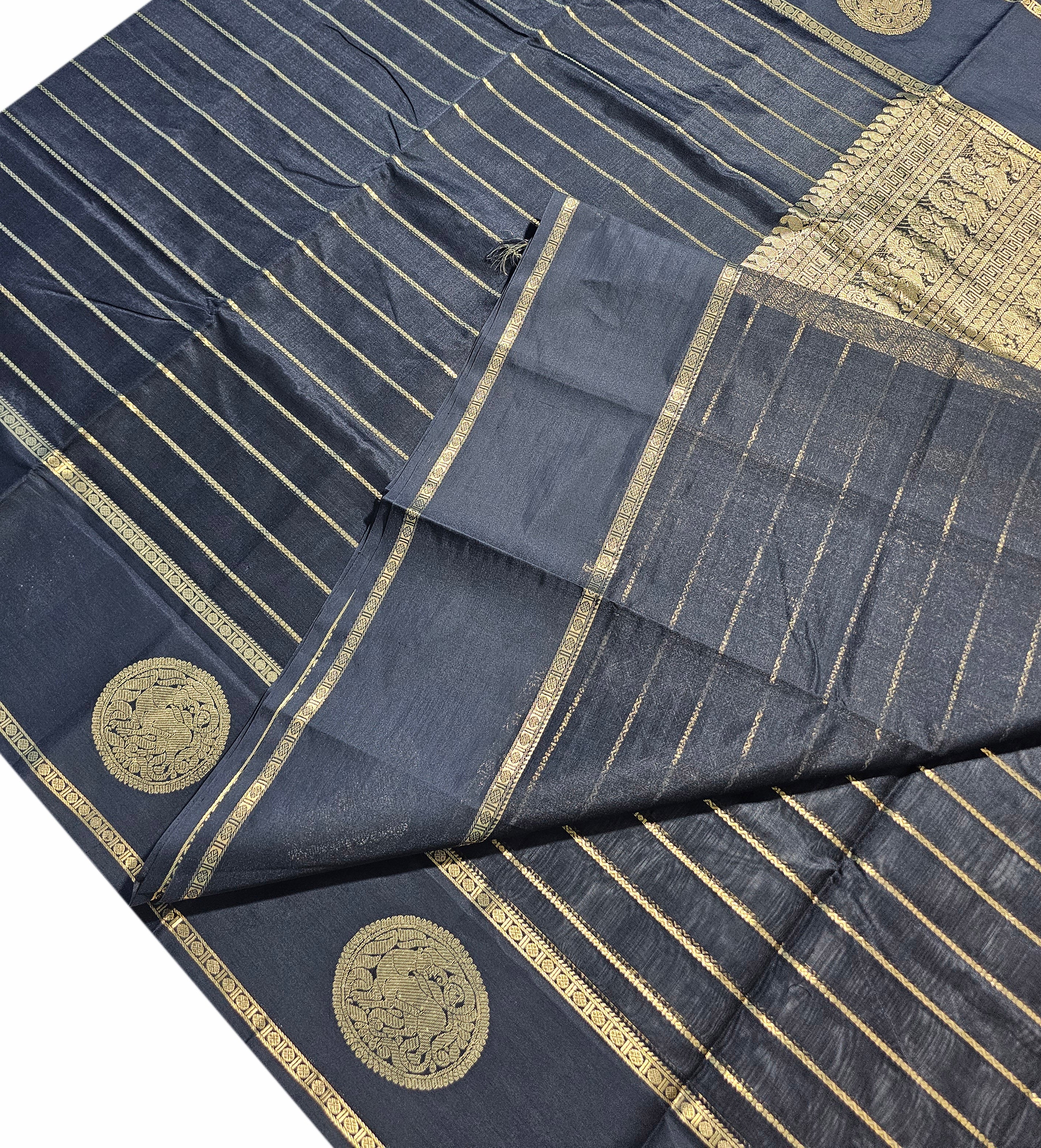 Kanchipuram Pure Silk Cotton Saree