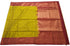 Kanchi Vegan Silk Saree With Contrast Blouse and Rich Jari Pallu