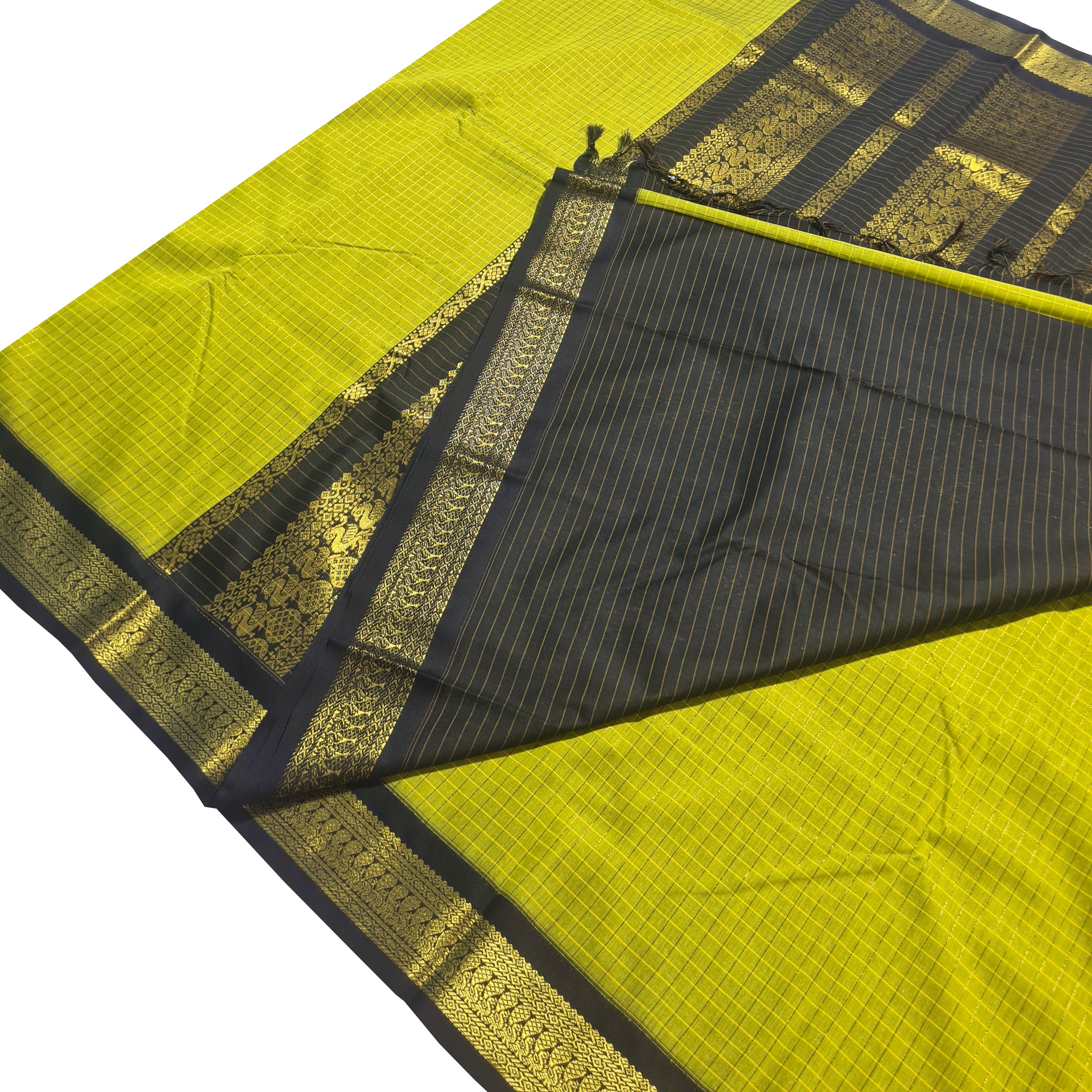 Kanchipuram Agarlic Cotton Sarees