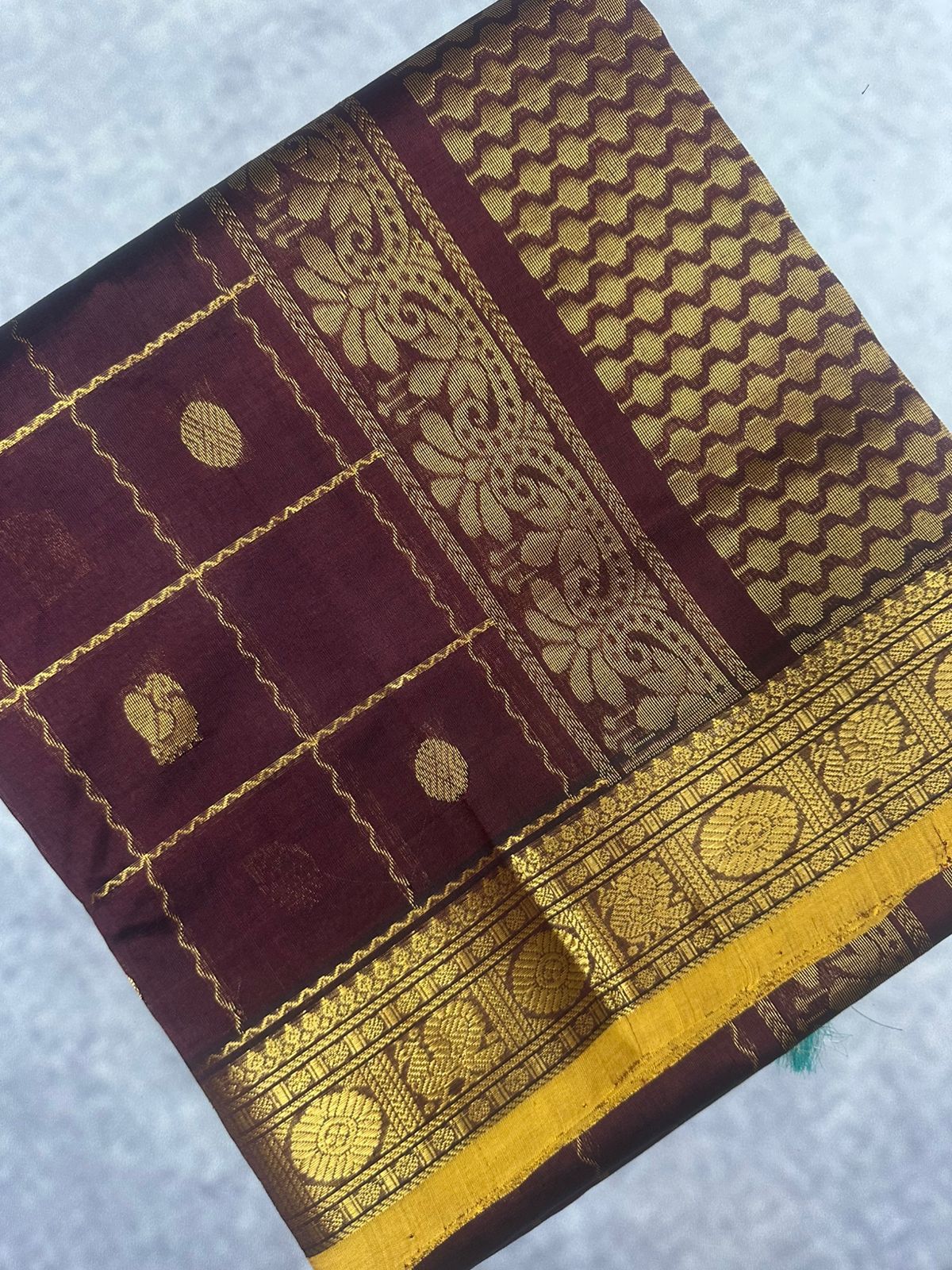 Kanchipuram Pure Silk Cotton Saree