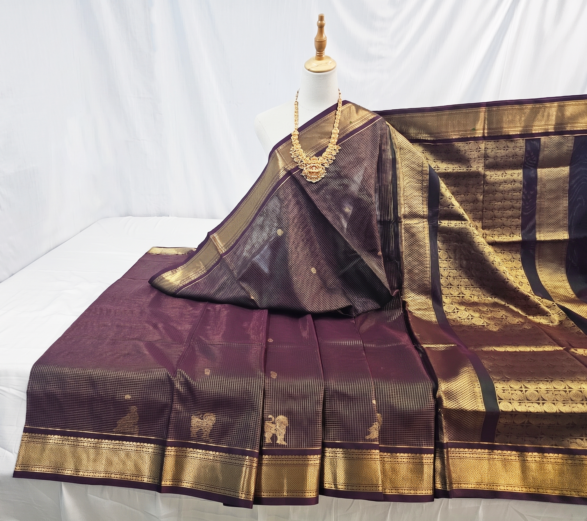 Kanchipuram Pure Silk Cotton Saree
