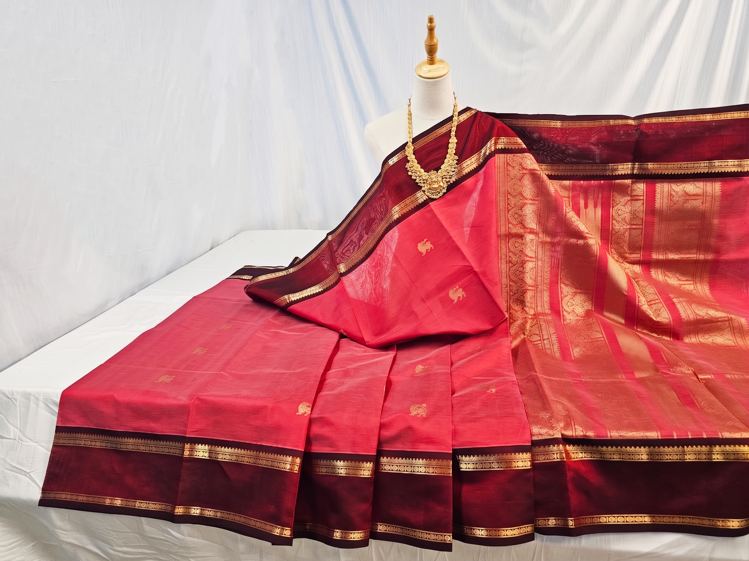 Kanchipuram Pure Silk Cotton Saree