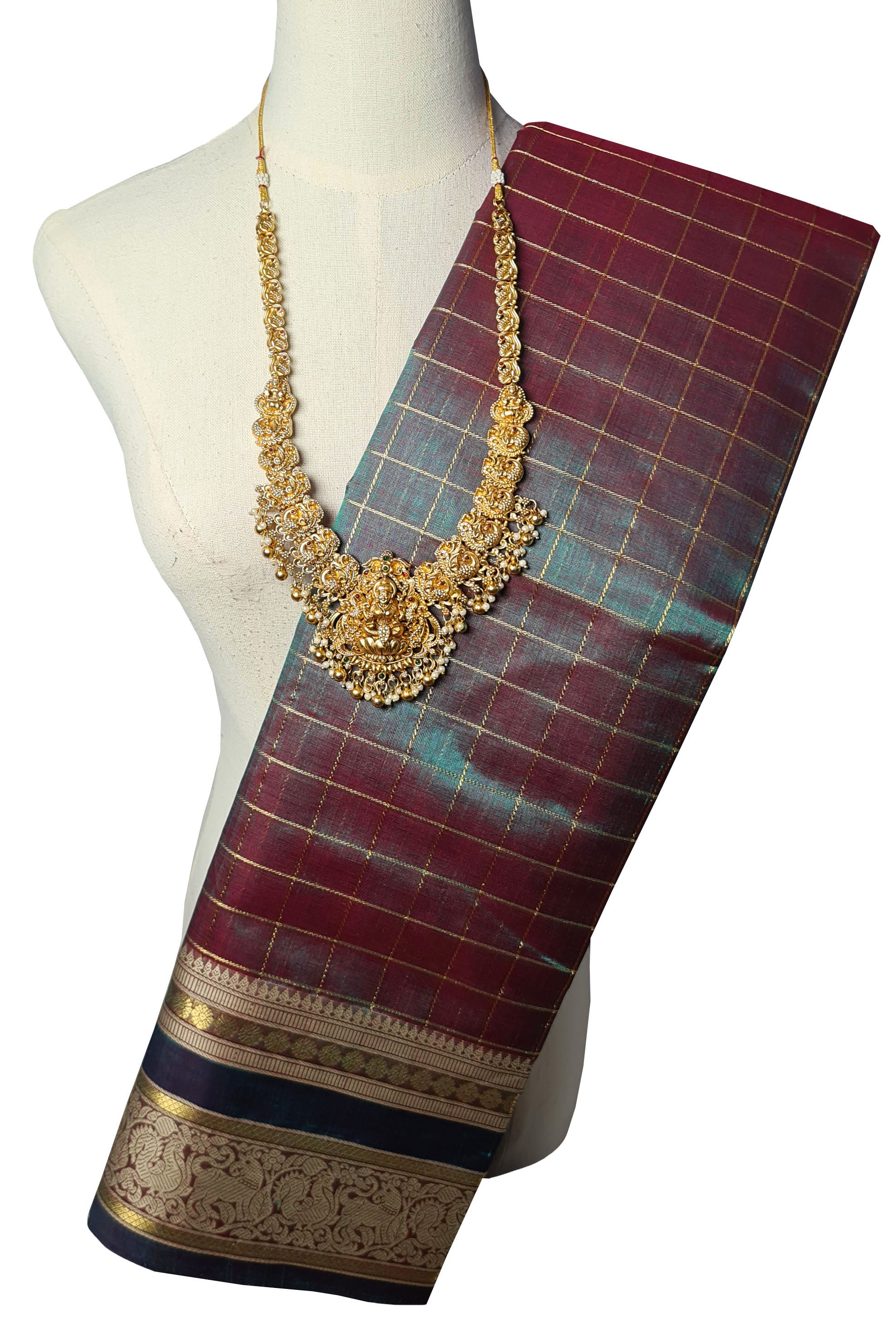 Kanchipuram Pure Silk Cotton Saree