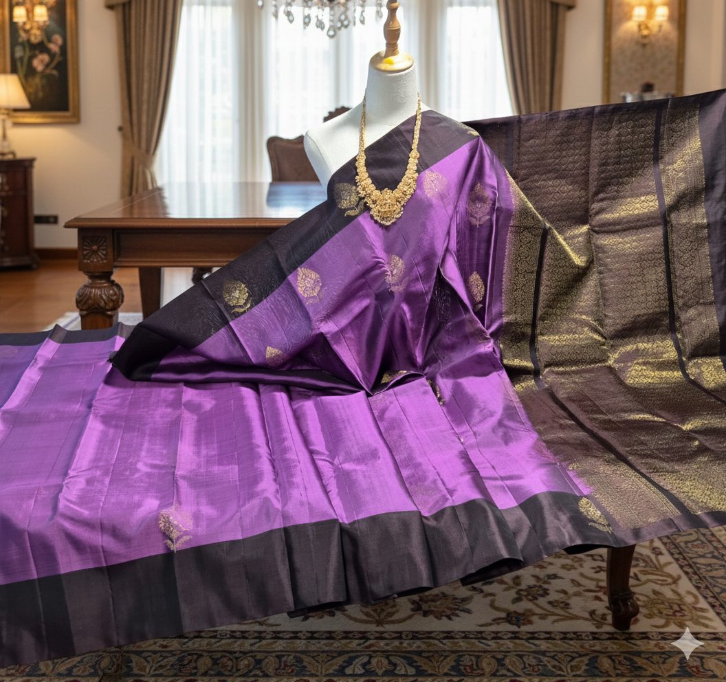 Kanchipuram Pure Soft Silk Saree