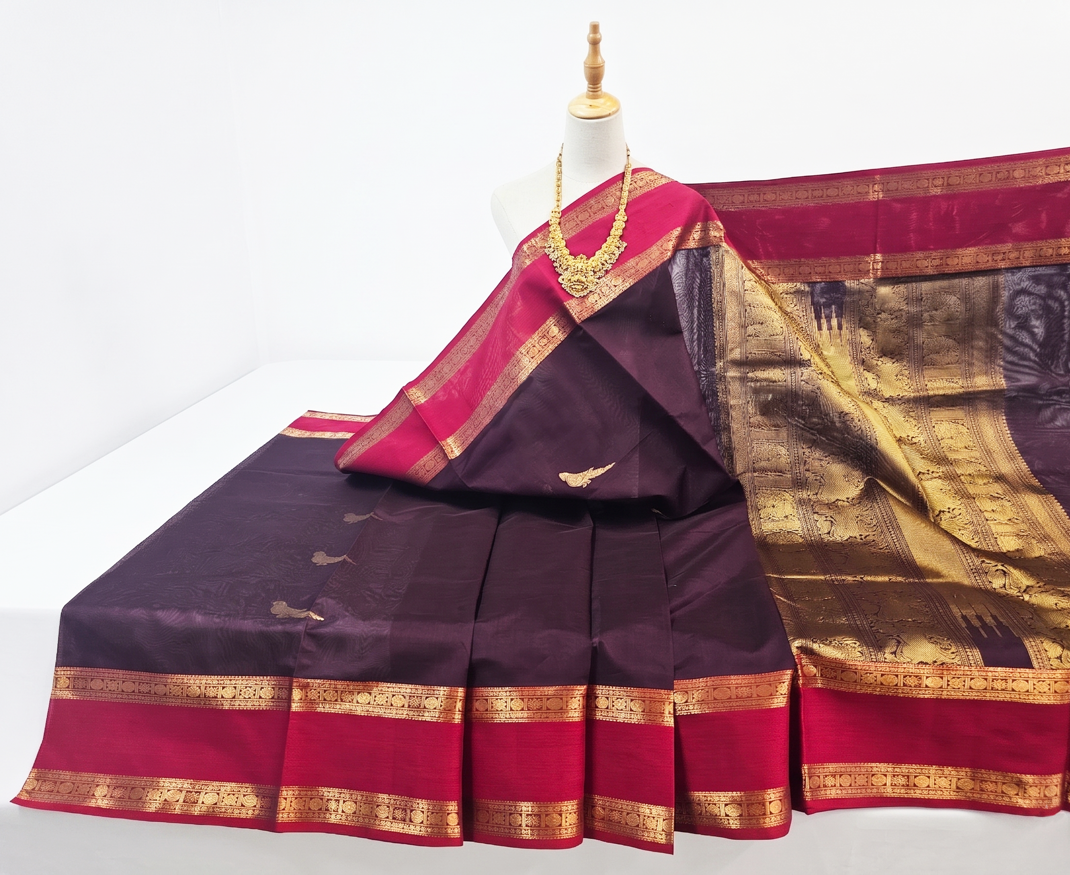 Kanchipuram Pure Silk Cotton Saree