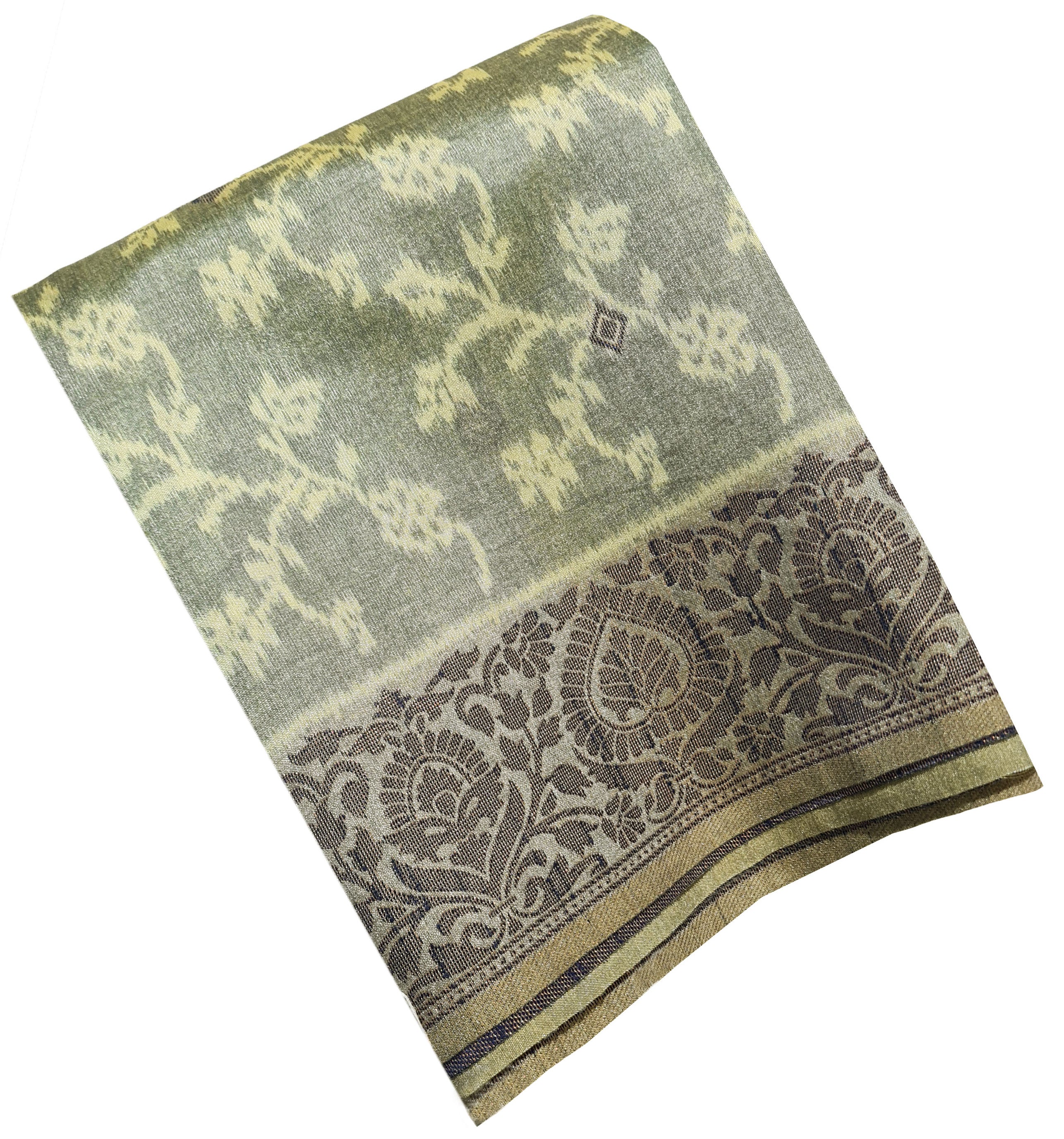 Semi Tussar Antic Design Sarees