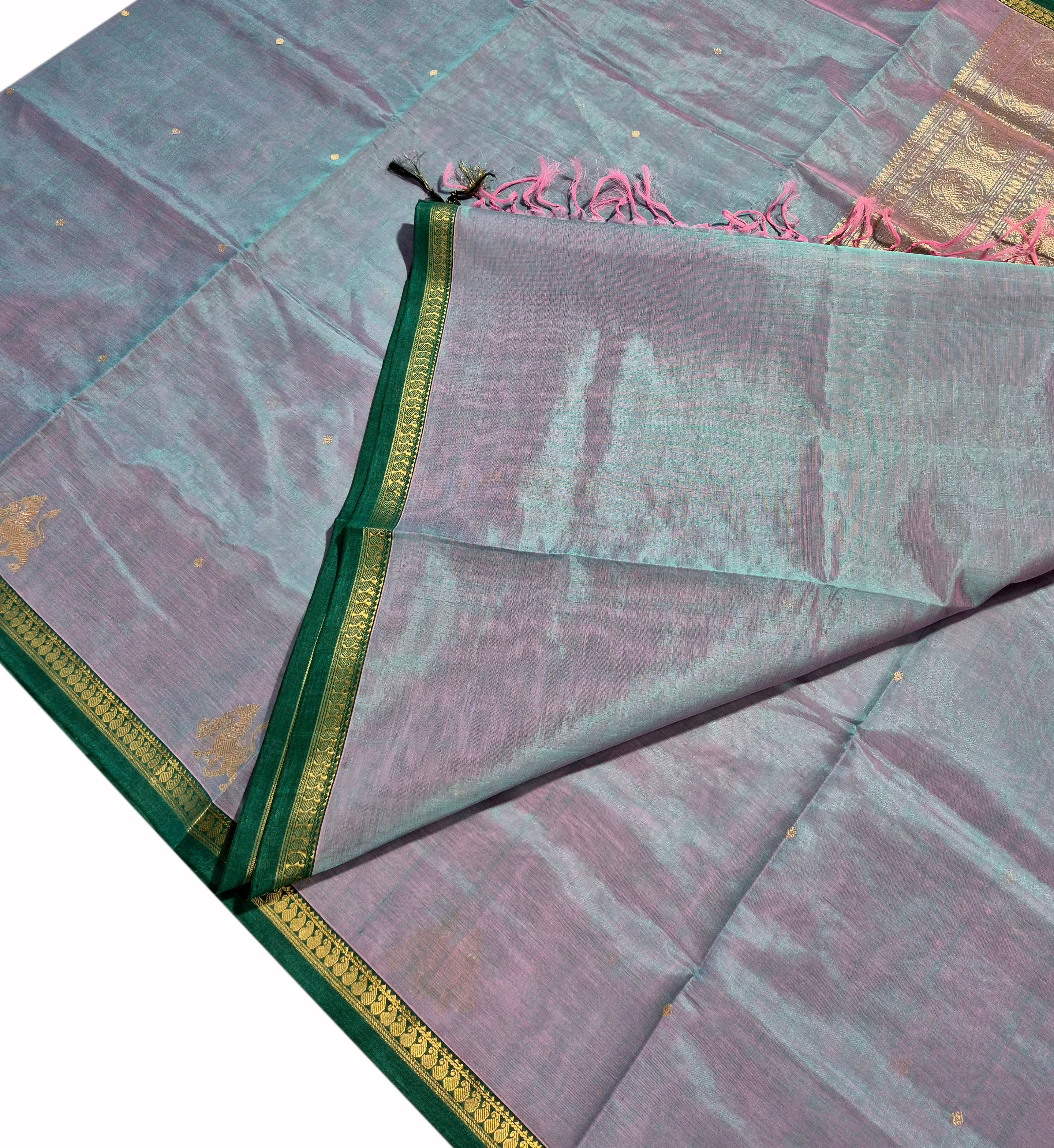 Kanchipuram Pure Silk Cotton Saree