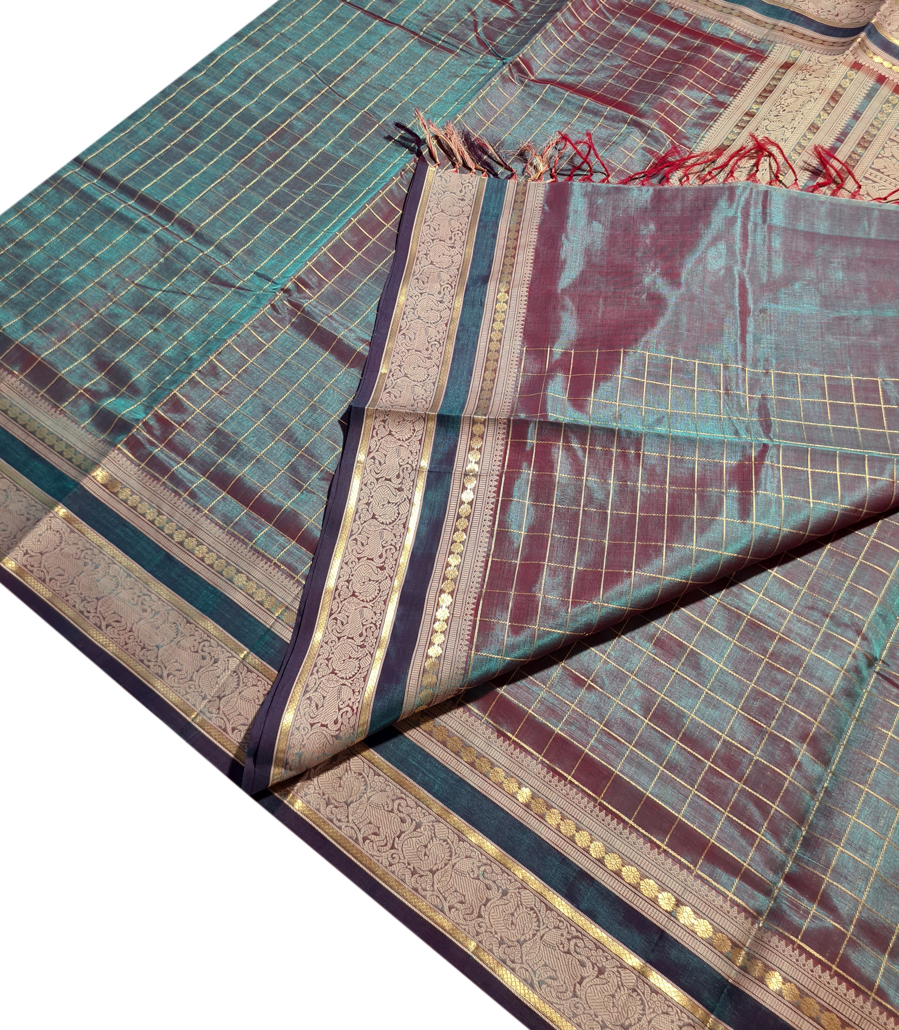 Kanchipuram Pure Silk Cotton Saree