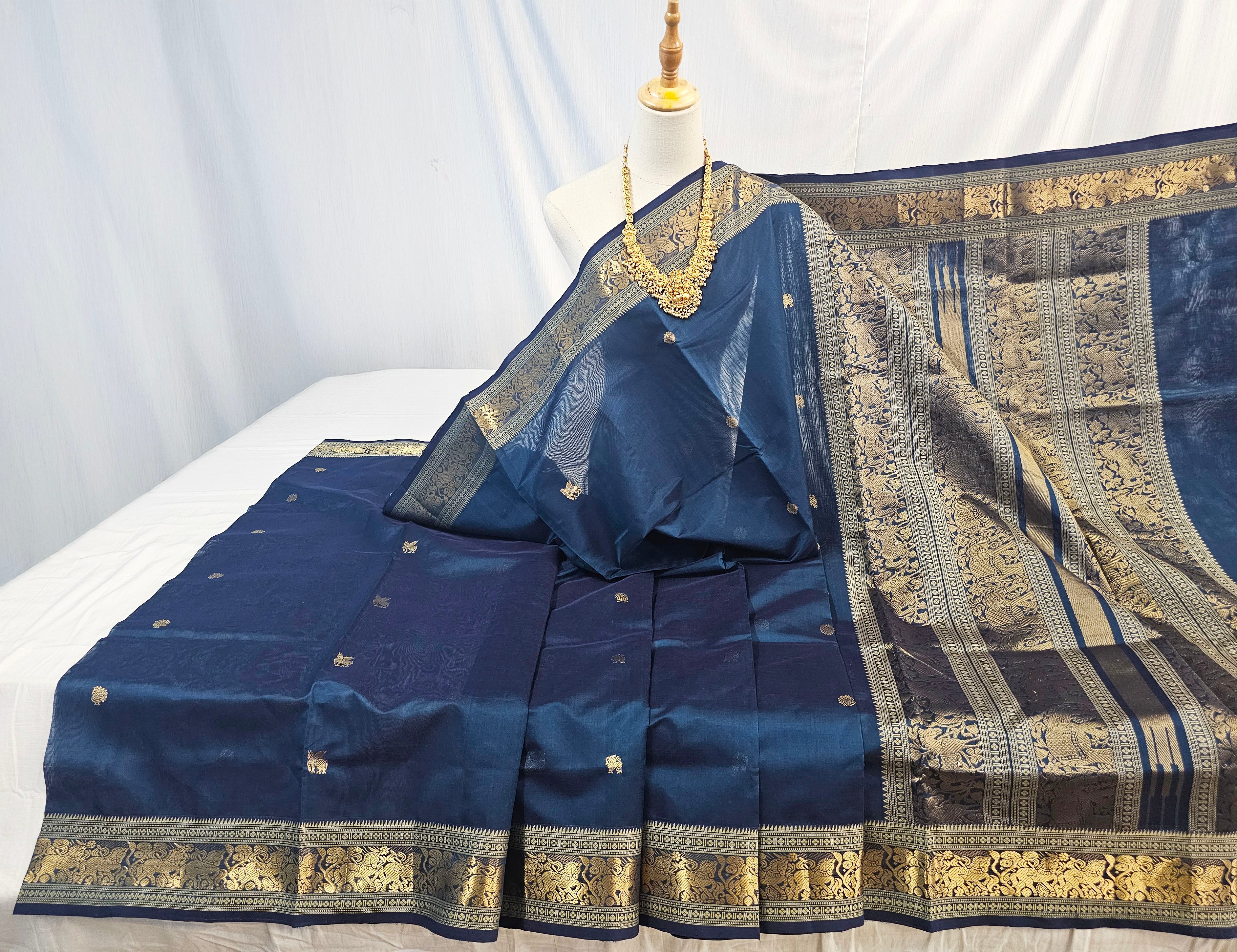 Kanchipuram Pure Silk Cotton Saree