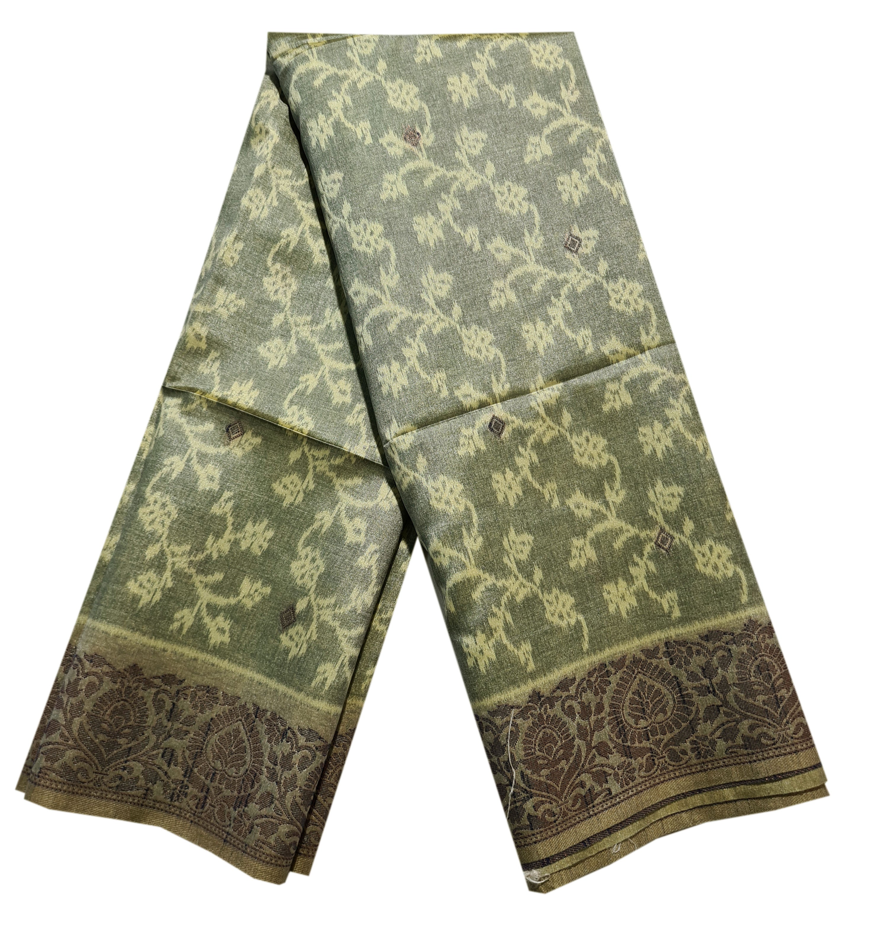 Semi Tussar Antic Design Sarees