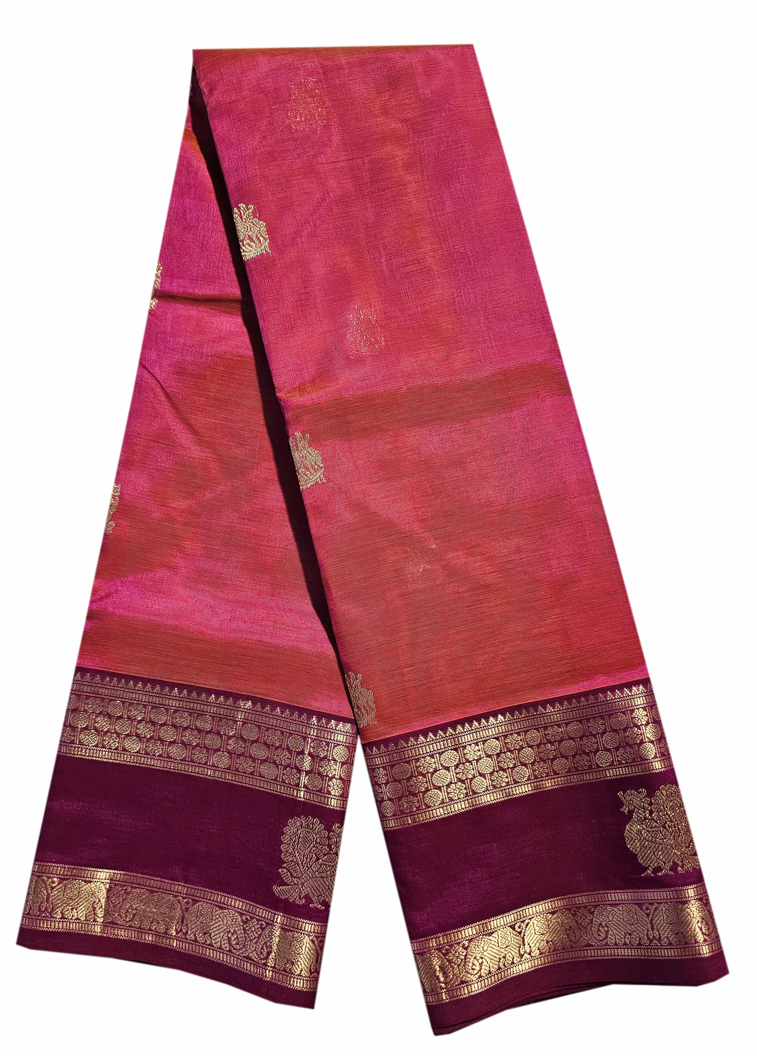 Kanchipuram Pure Silk Cotton Saree