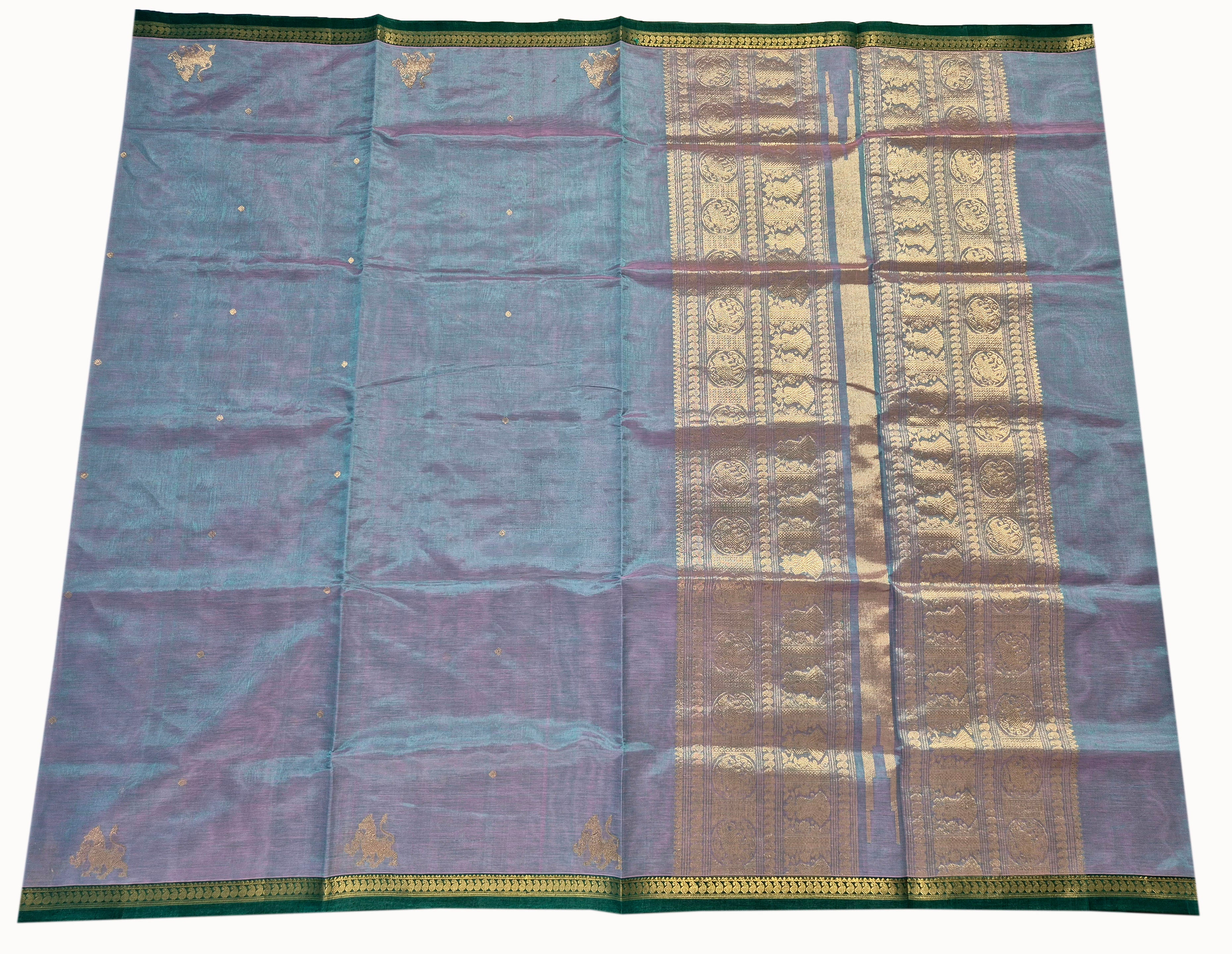 Kanchipuram Pure Silk Cotton Saree