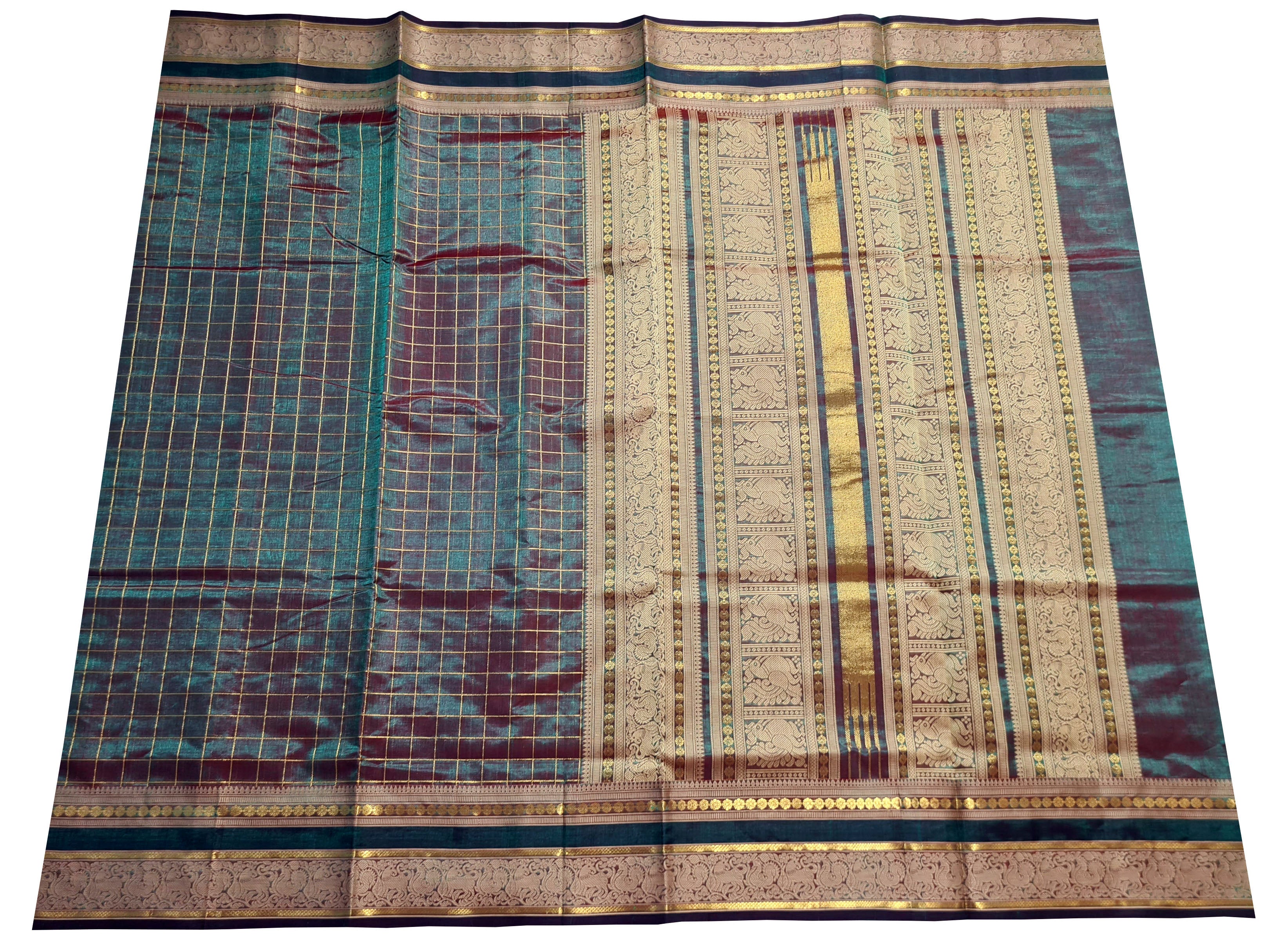 Kanchipuram Pure Silk Cotton Saree