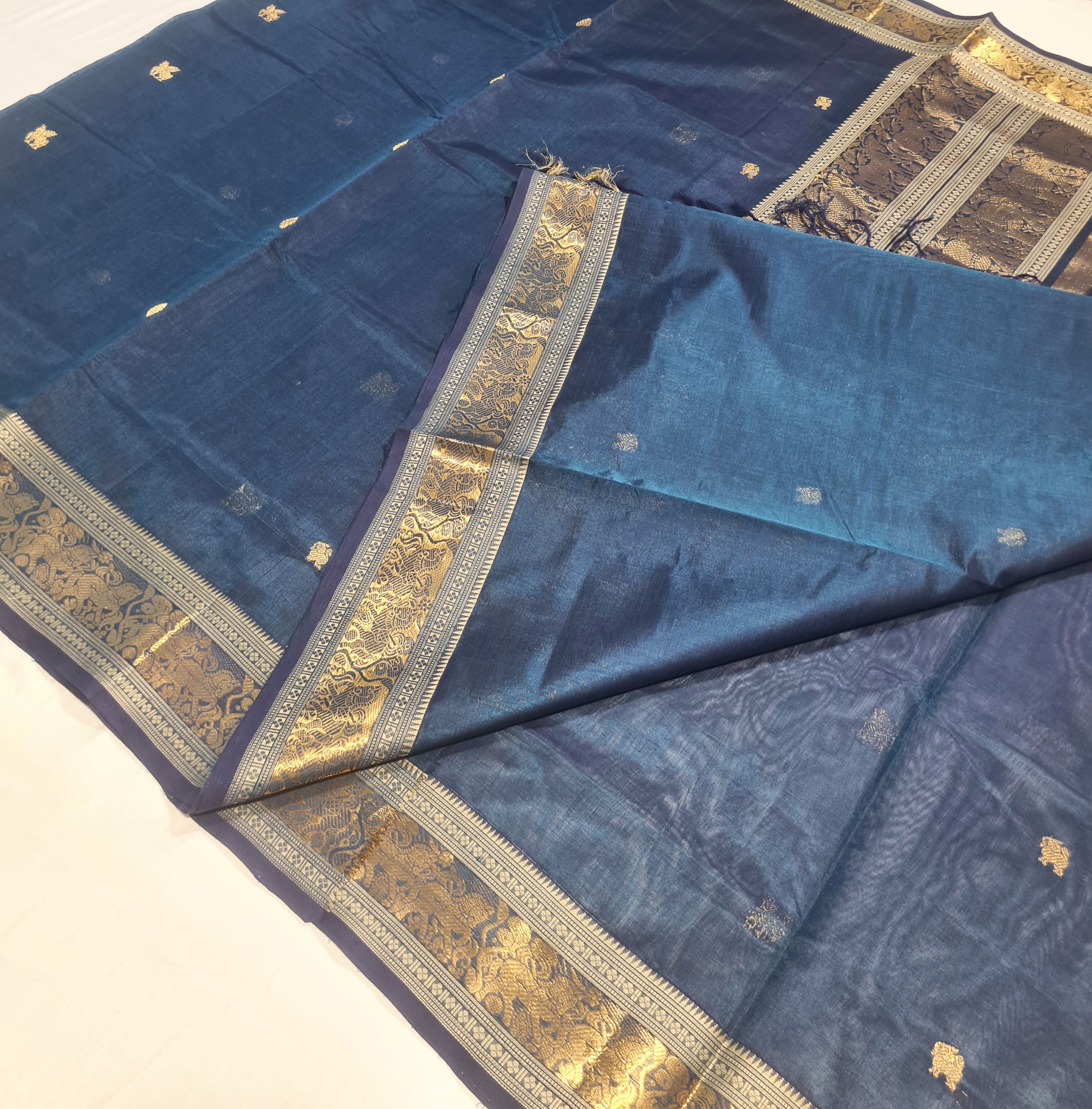Kanchipuram Pure Silk Cotton Saree