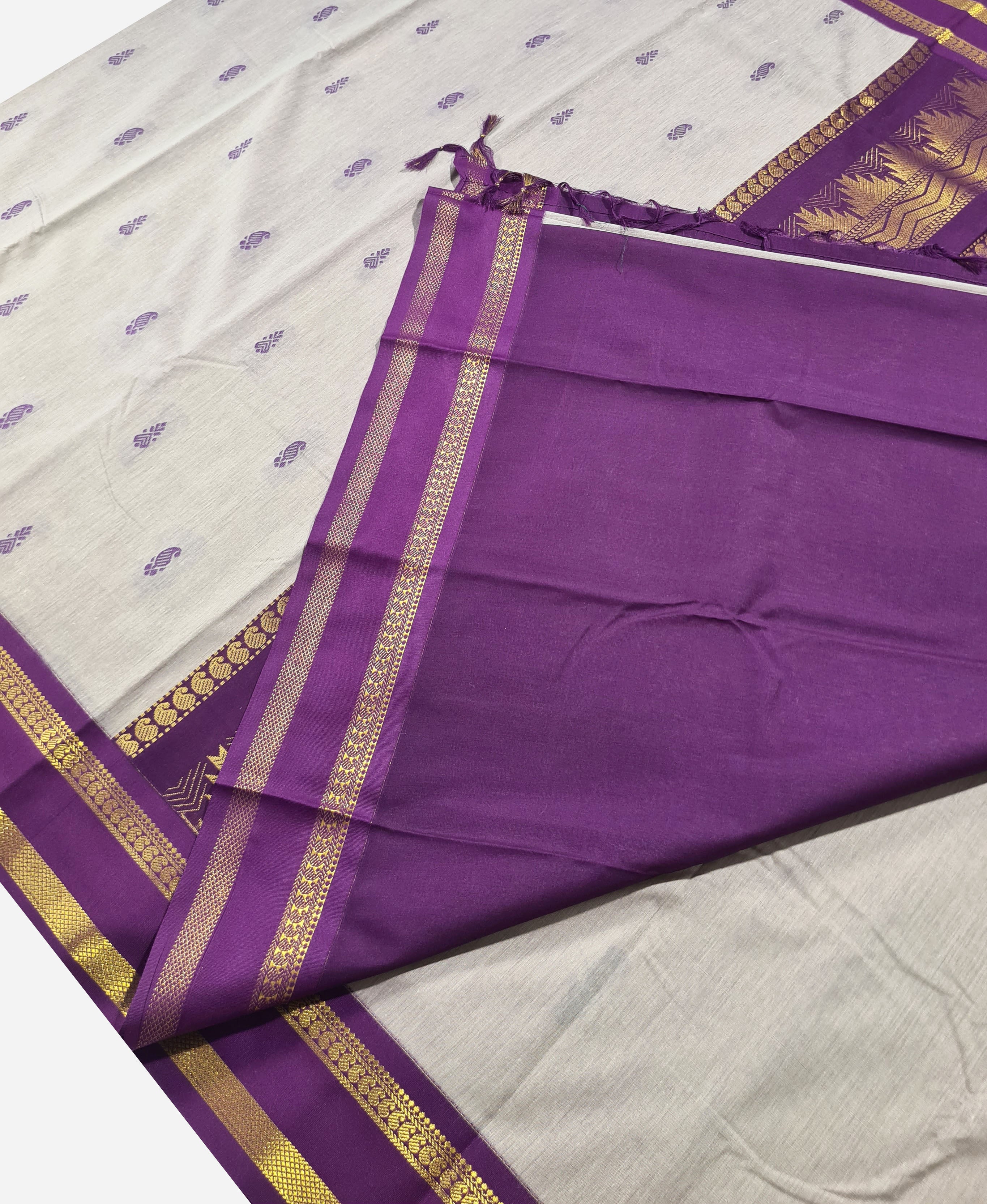 Vairaoosi Agarlic Cotton Silk Sarees
