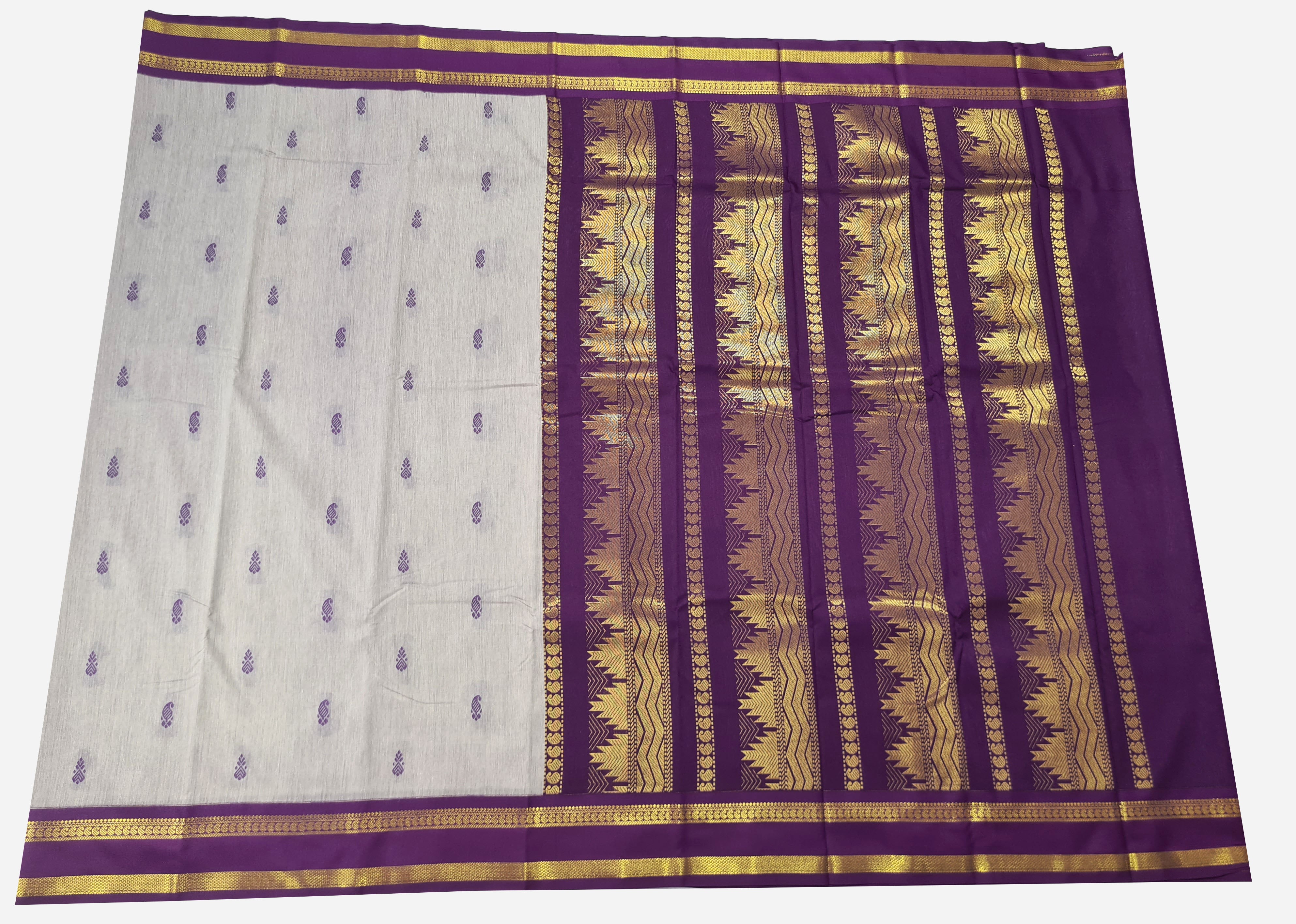 Vairaoosi Agarlic Cotton Silk Sarees