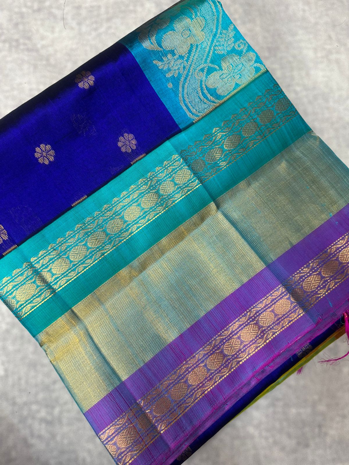 Kanchipuram Pure Silk Cotton Saree