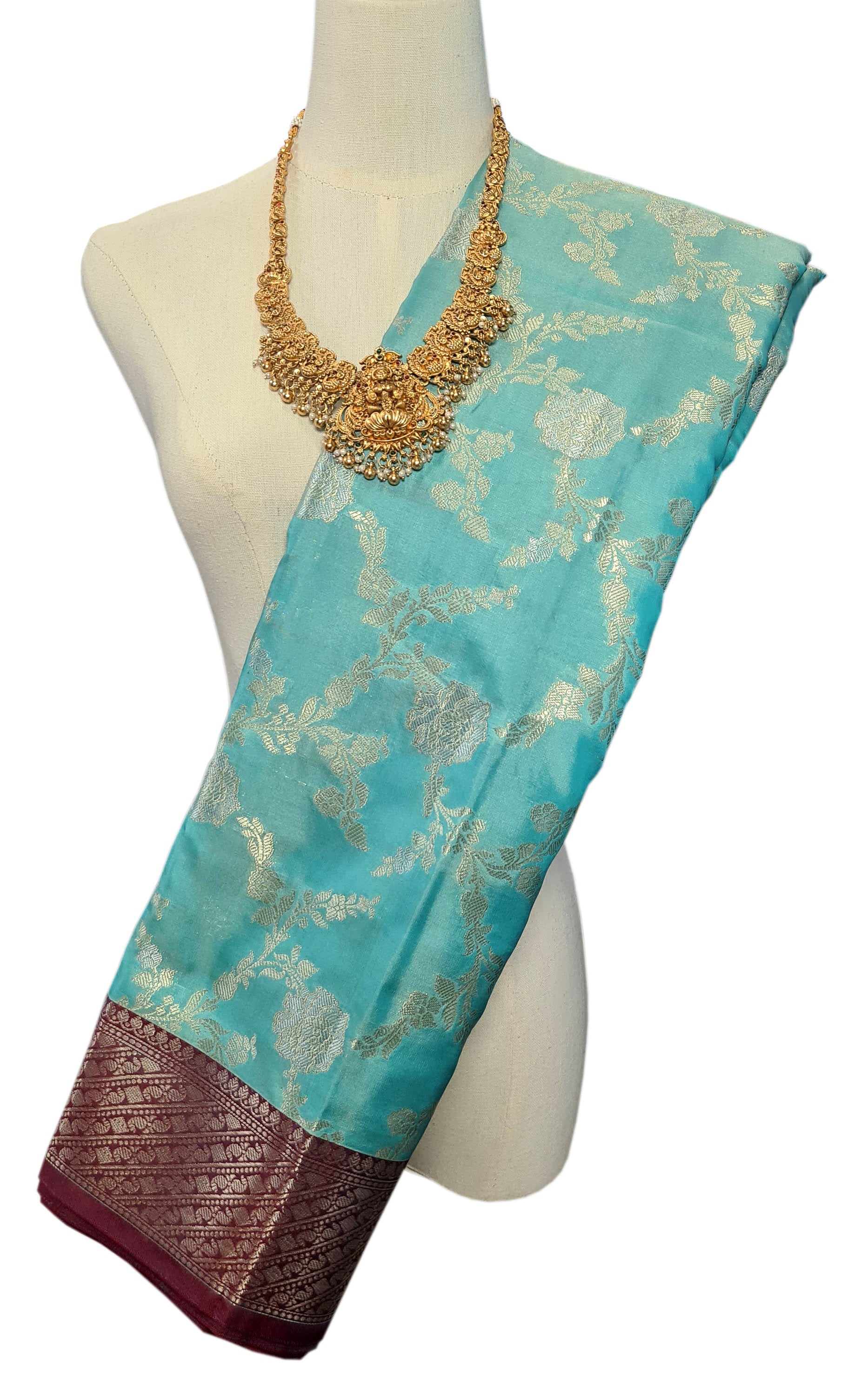 Banarasi Katan Jaal Silk Sarees