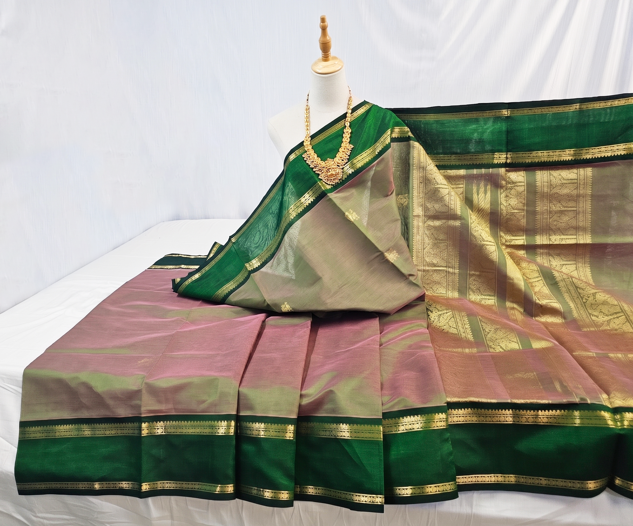 Kanchipuram Pure Silk Cotton Saree