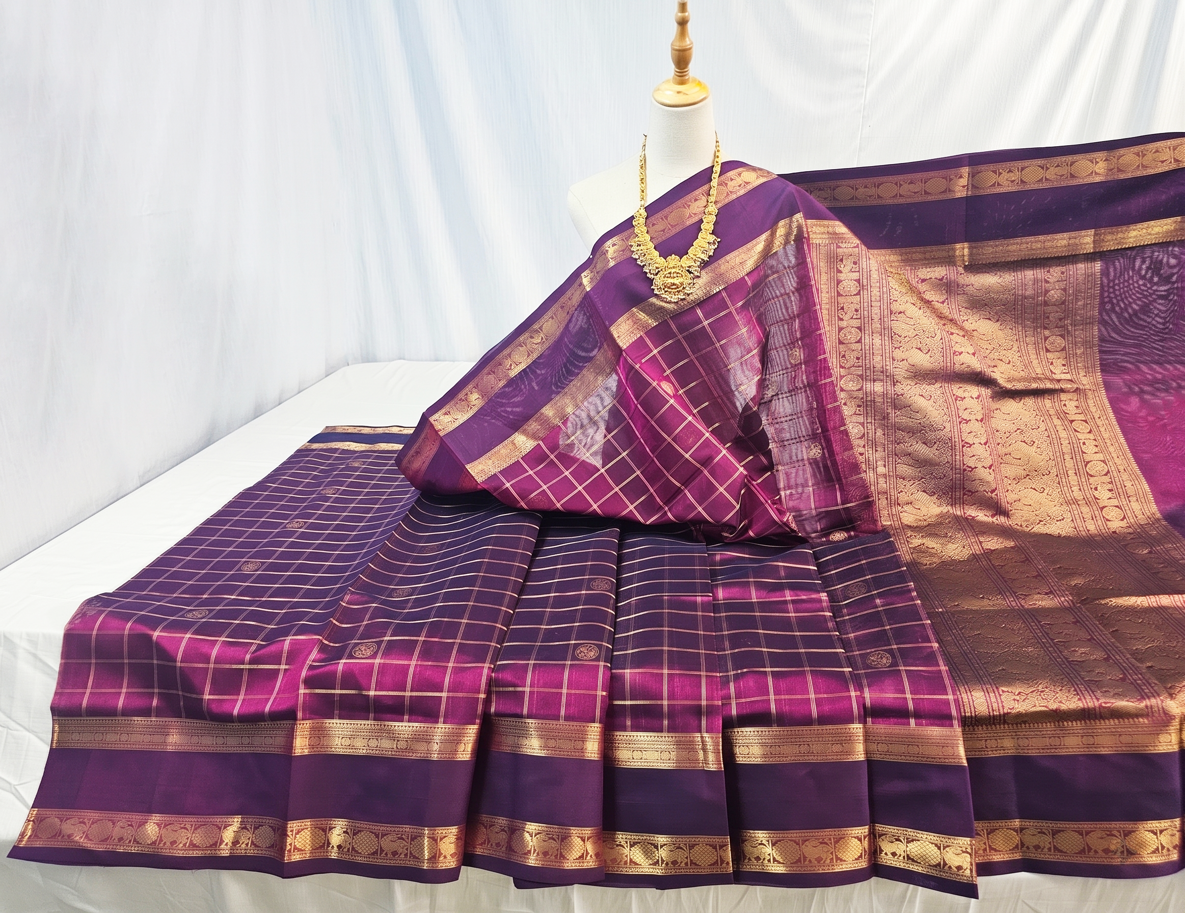 Kanchipuram Pure Silk Cotton Saree