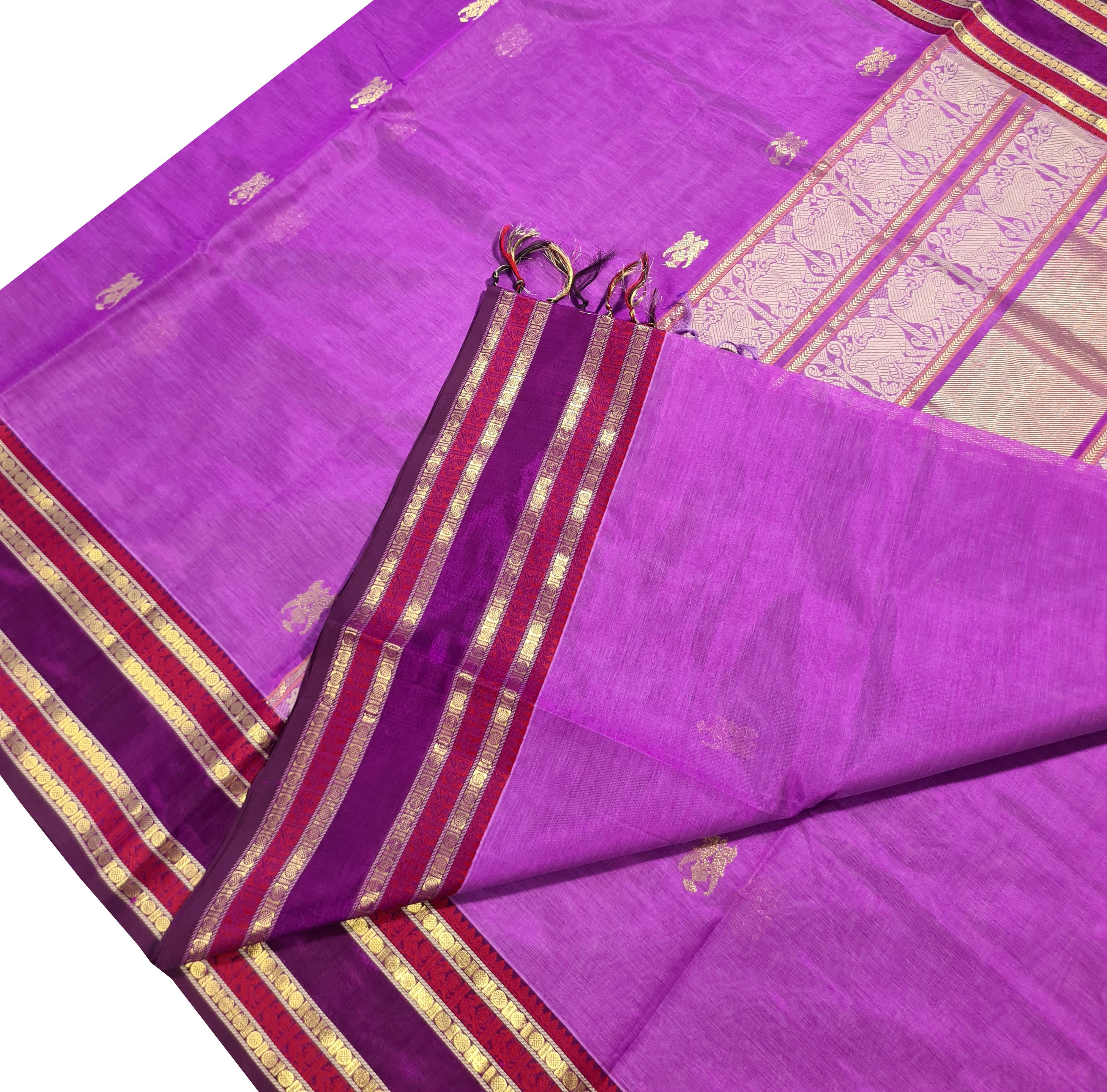 Kanchipuram Pure Silk Cotton Saree