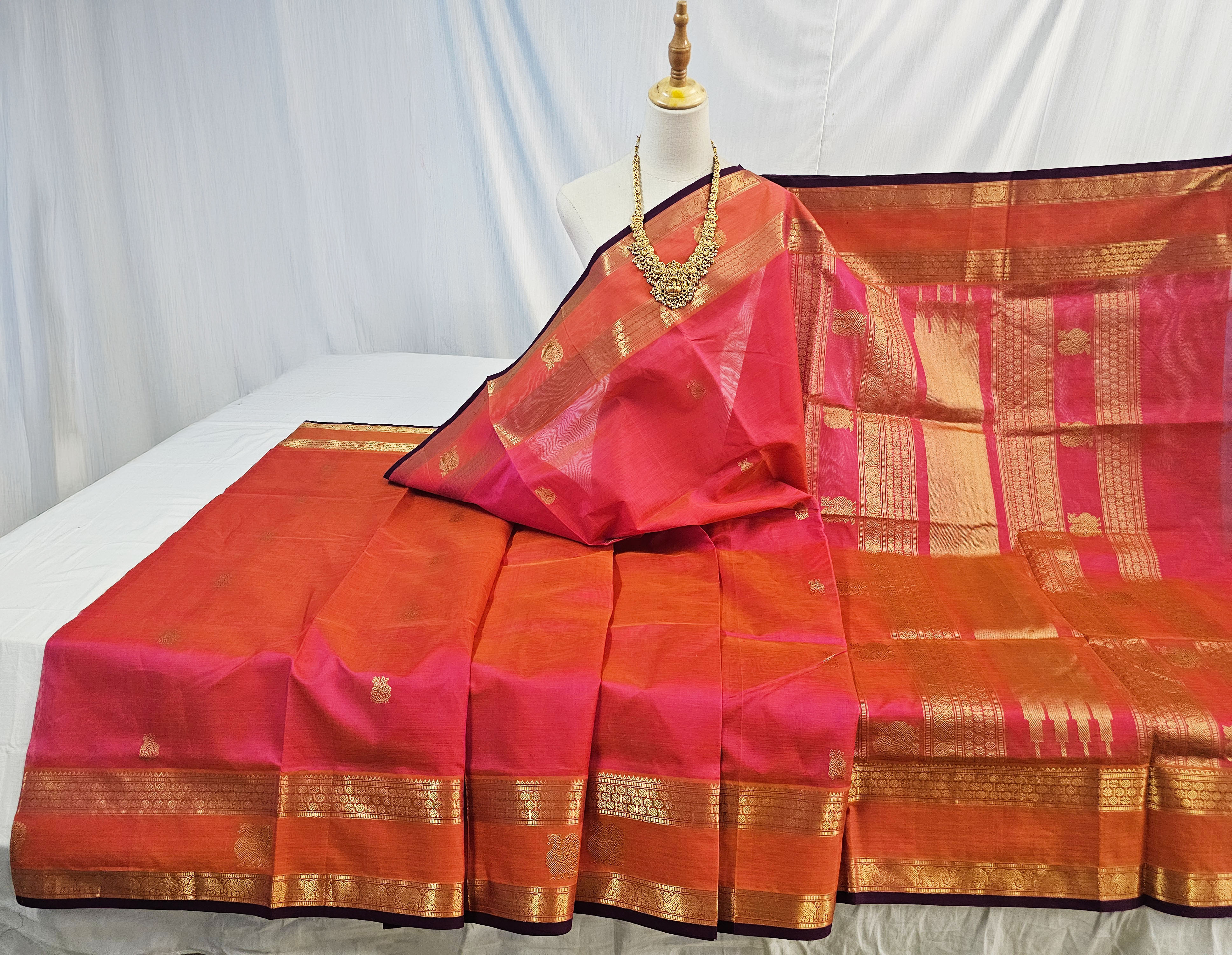 Kanchipuram Pure Silk Cotton Saree