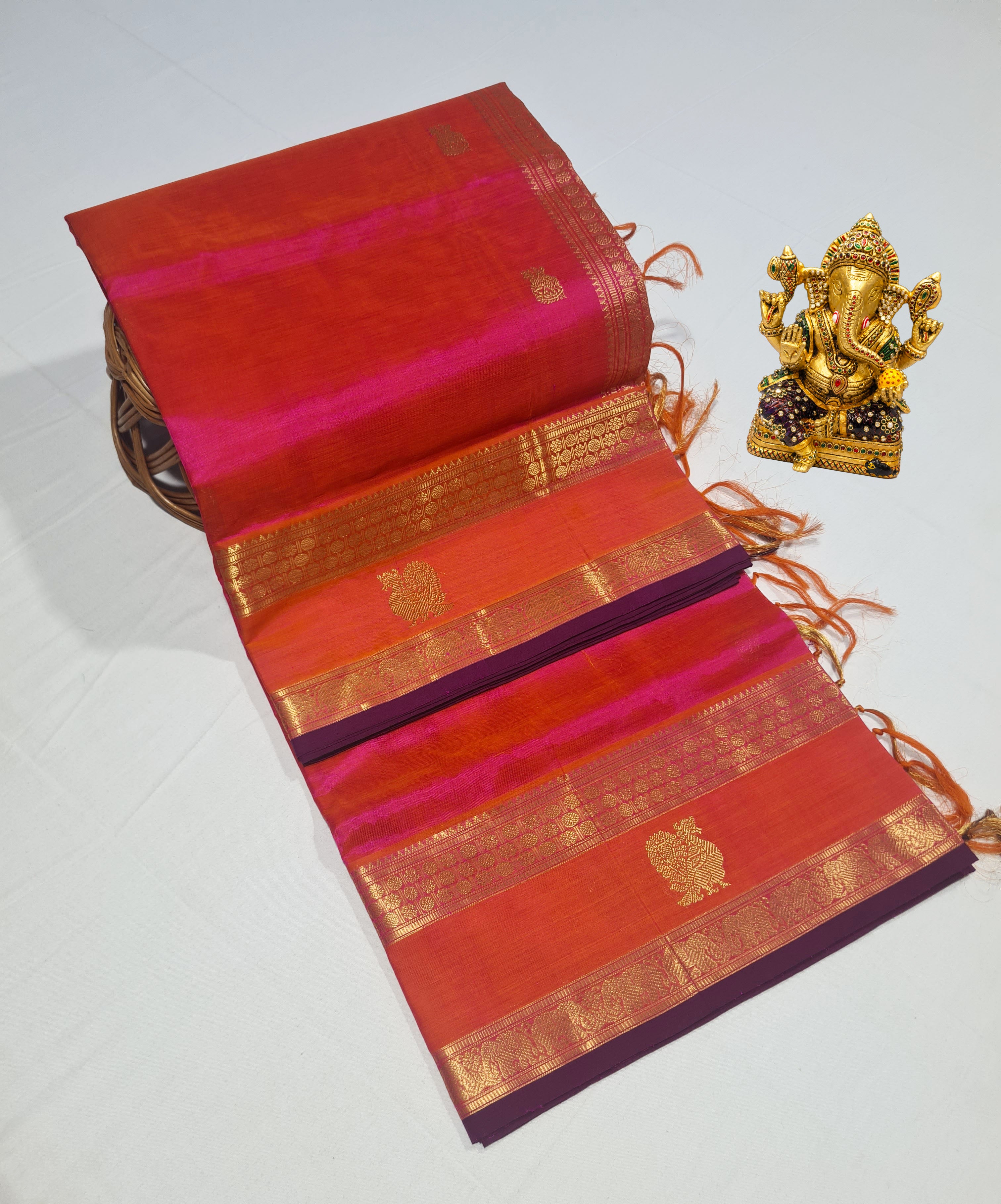 Kanchipuram Pure Silk Cotton Saree