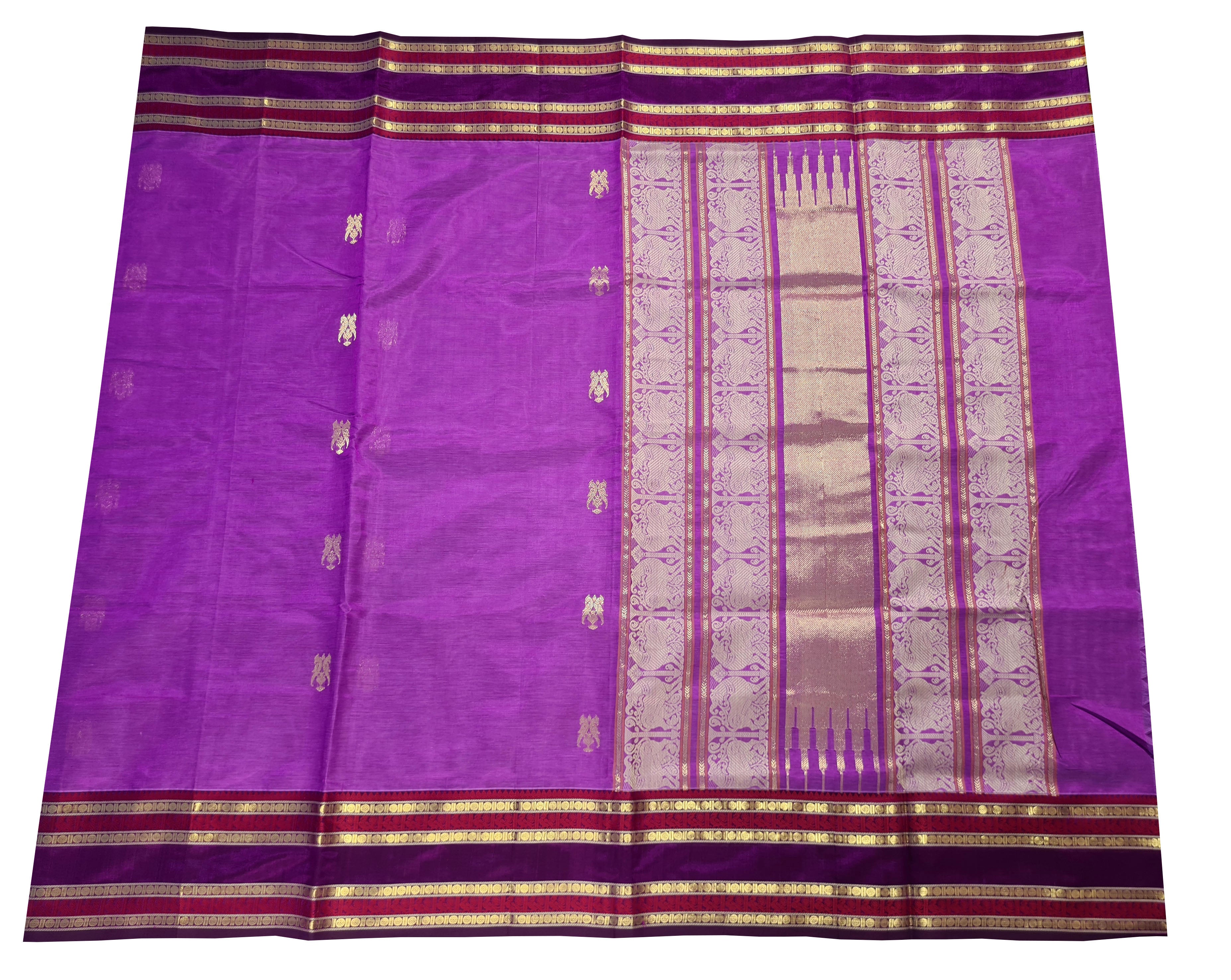 Kanchipuram Pure Silk Cotton Saree