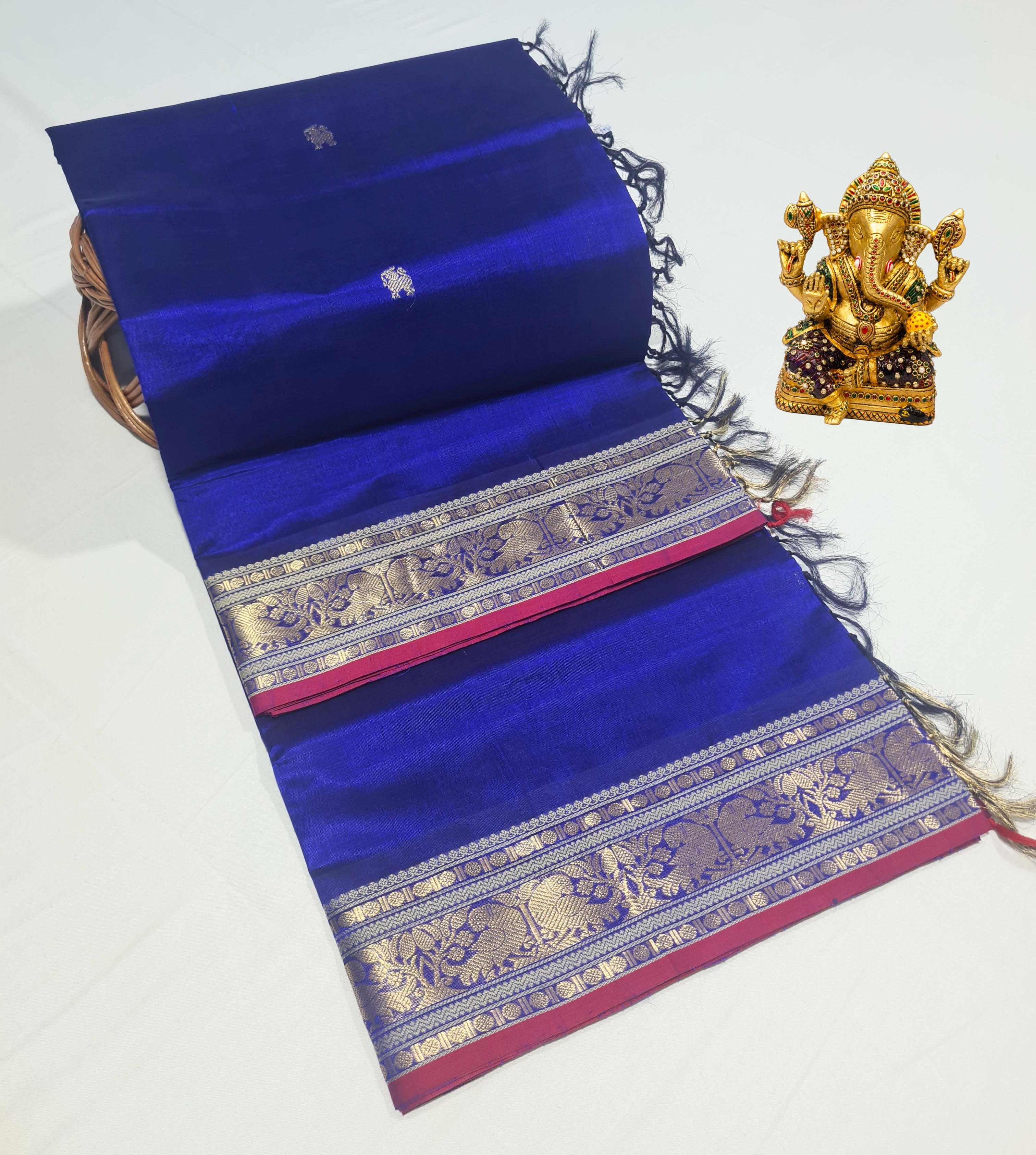 Kanchipuram Pure Silk Cotton Saree