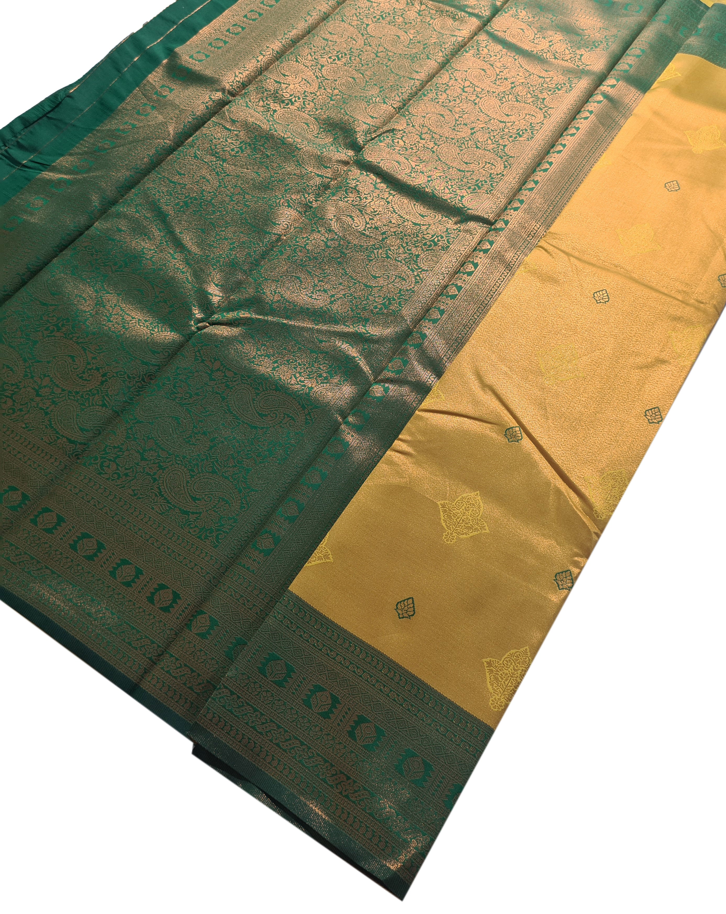 Antique Zari Butta Silk Saree