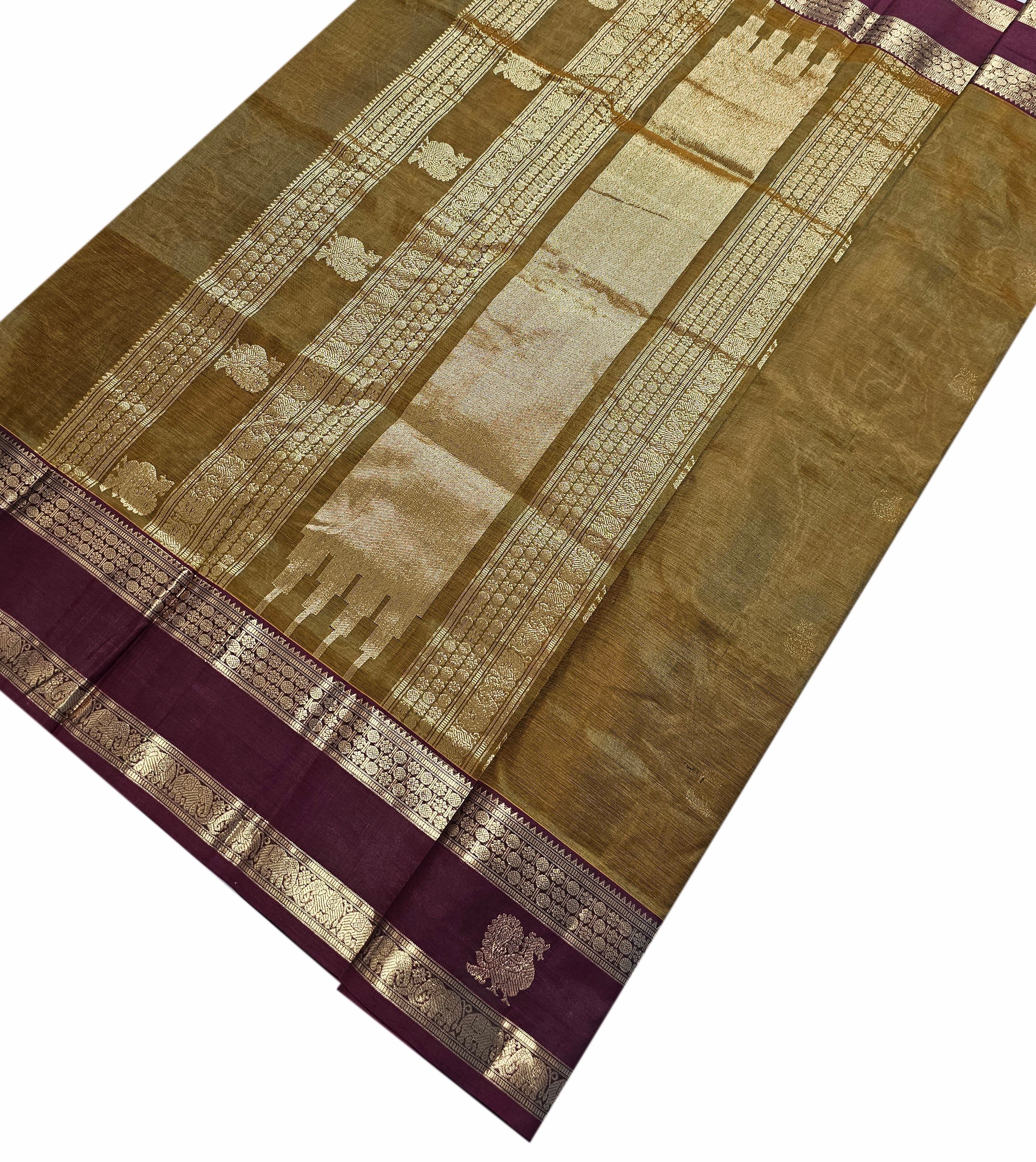 Kanchipuram Pure Silk Cotton Saree